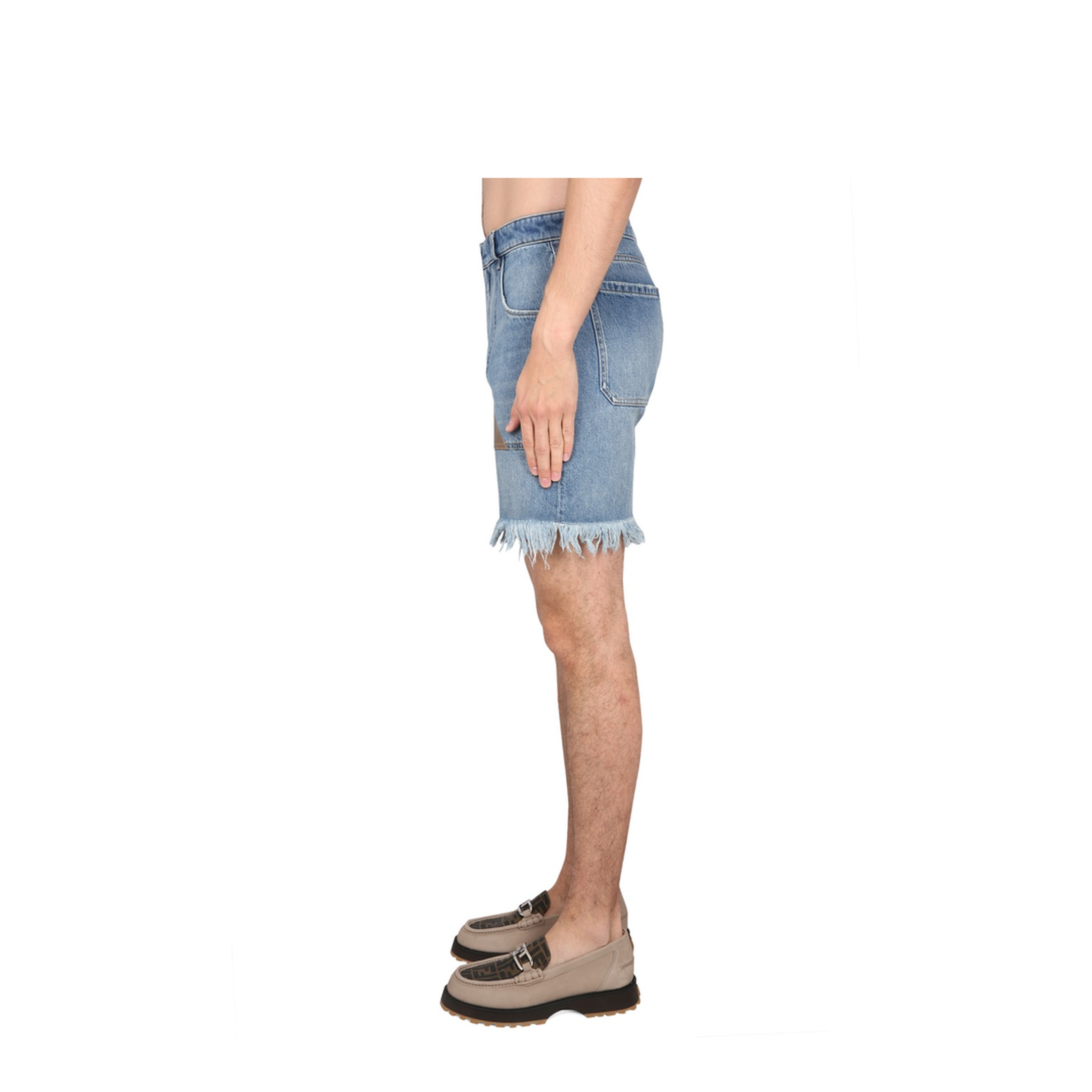 Denim Bermuda Shorts