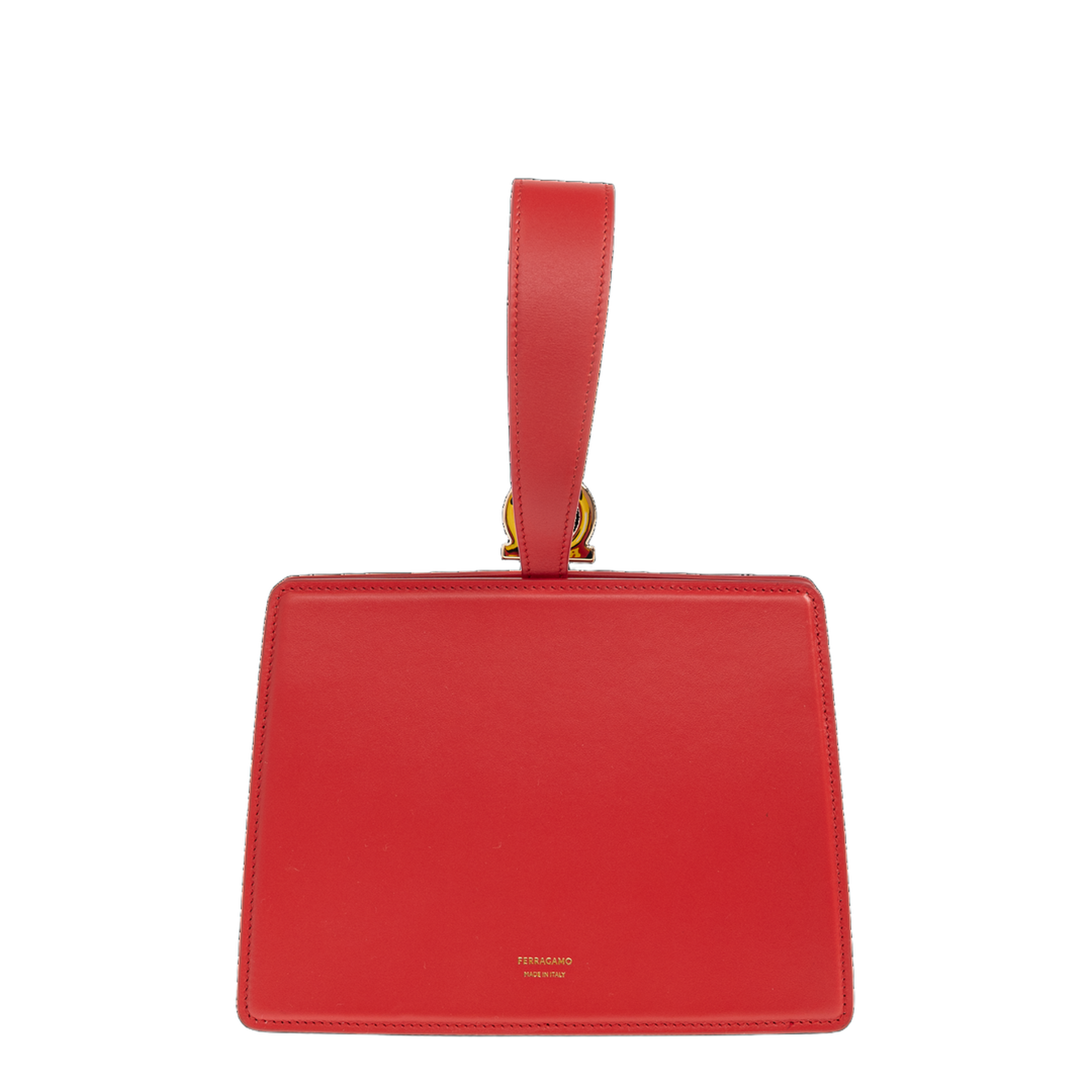 MAYFEYR - Ferragamo - Leather Bag - 220958CLUTCH792850FLAMERED