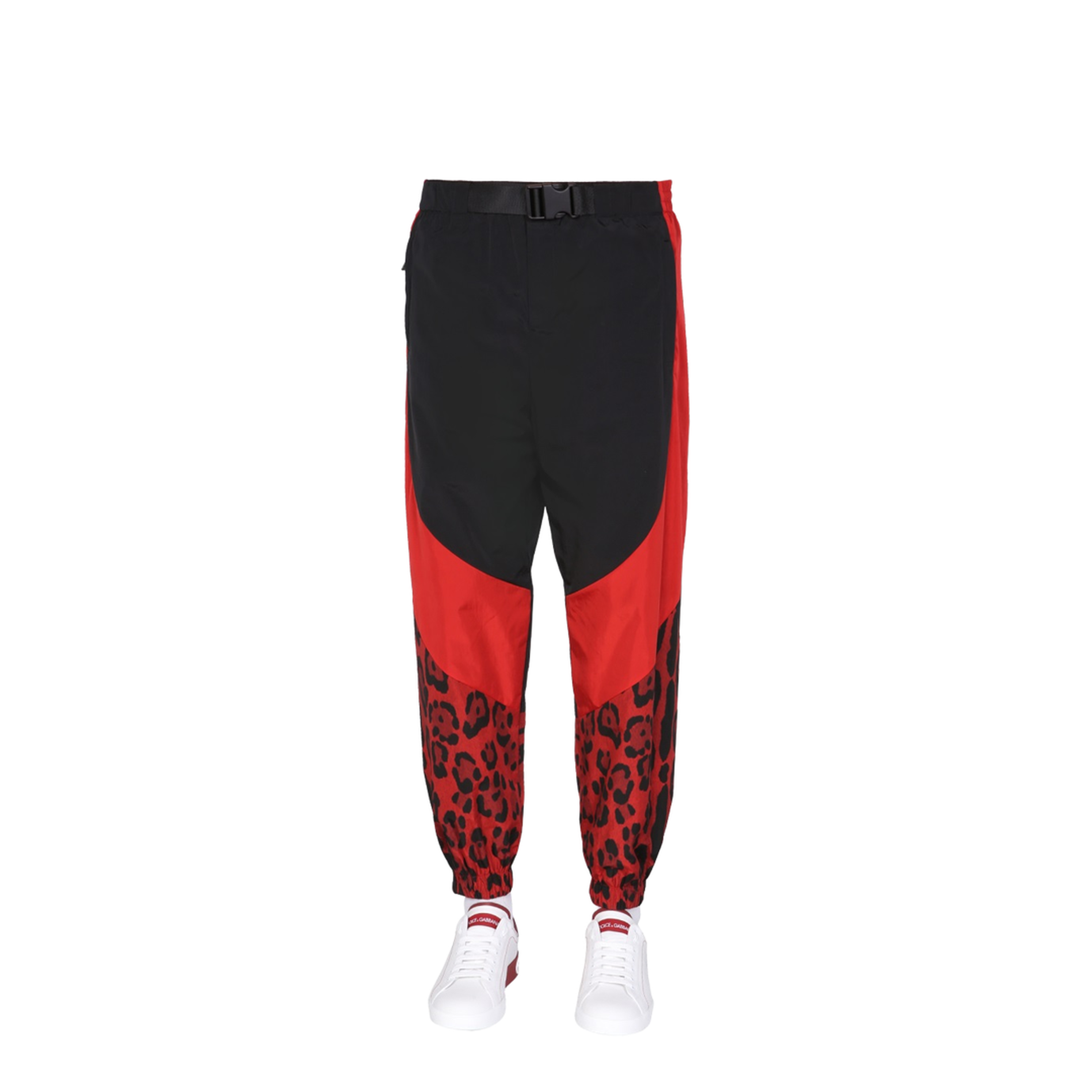 Jogging Pants with Animal Print
