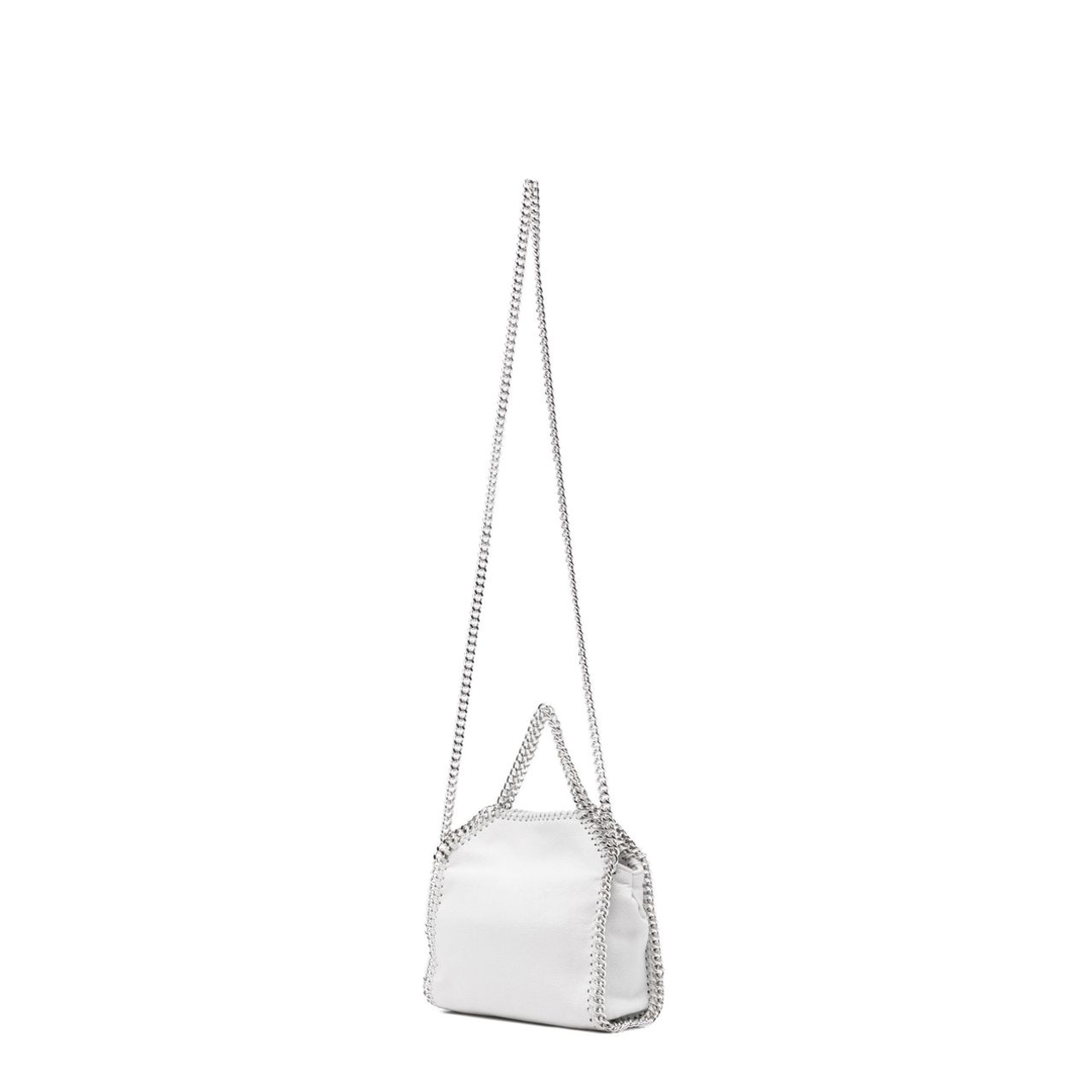 Falabella Tiny Polyester/Polyurethane Tote - Airlite Pearl Grey