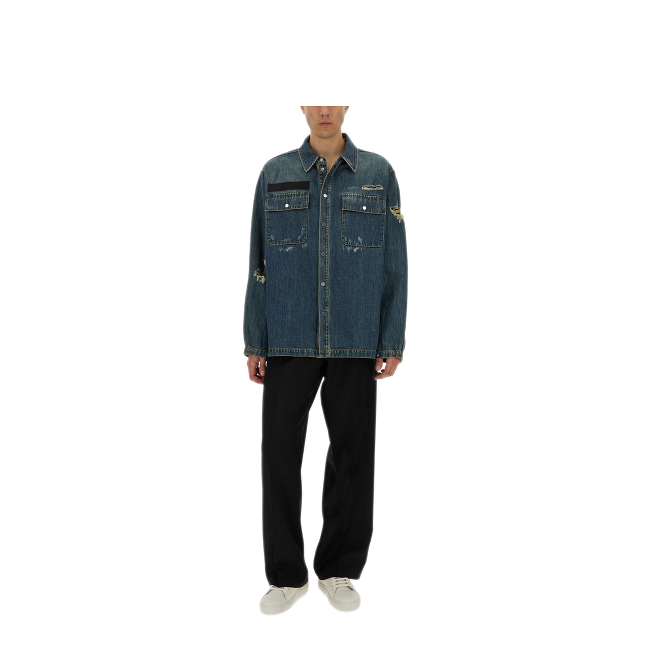 MAYFEYR - HELMUT LANG - Denim Uniform Shirt - P05DM5012EY