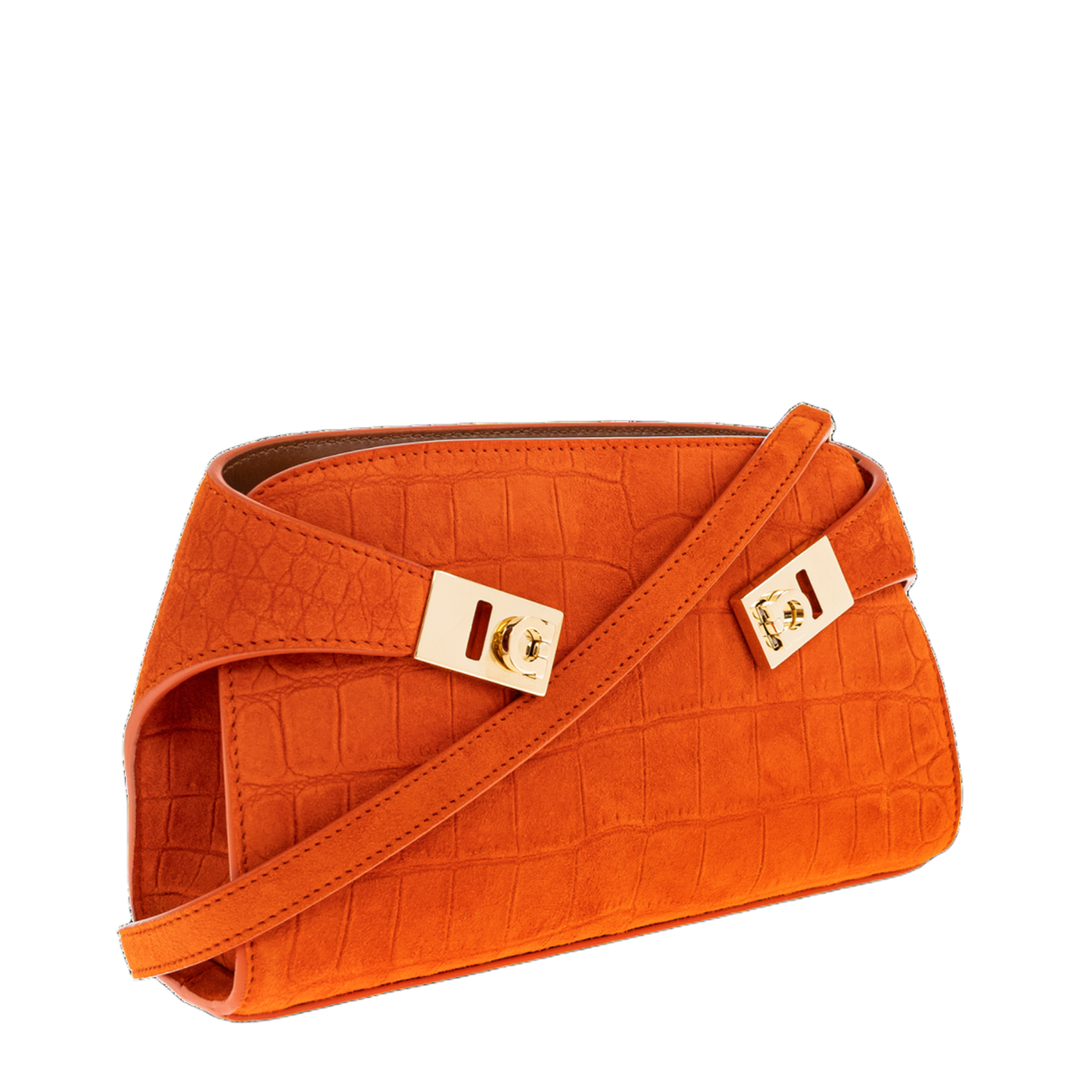 MAYFEYR - Ferragamo - Suede Bag - 218964HUGCBEW792847LIGHTSIENA