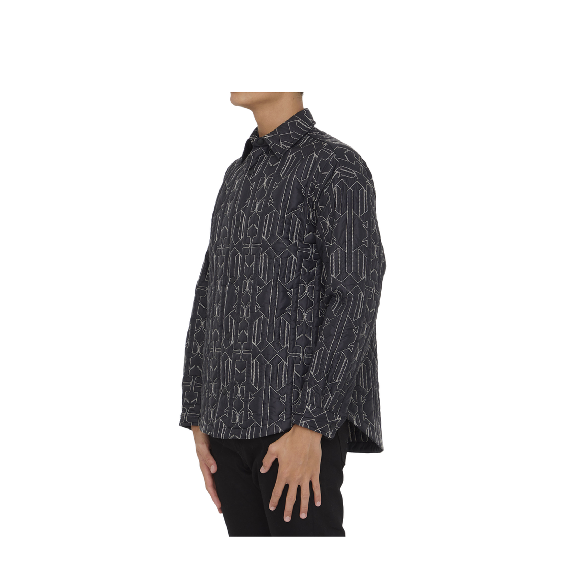 MAYFEYR - Palm Angels - All Monogram Jacket - PMEA251E23FAB0011103