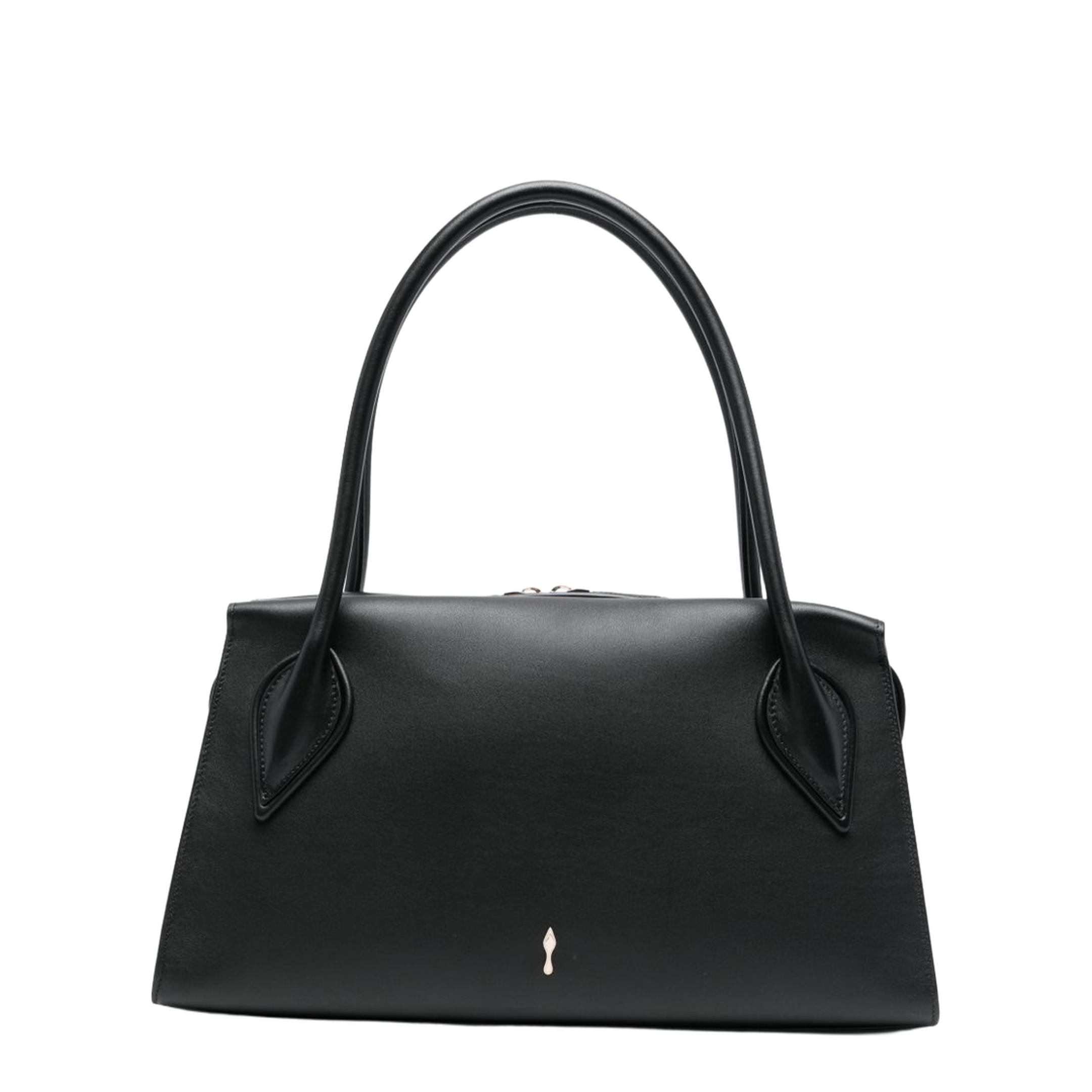 Venus Medium Calf Leather Shoulder Bag - Black