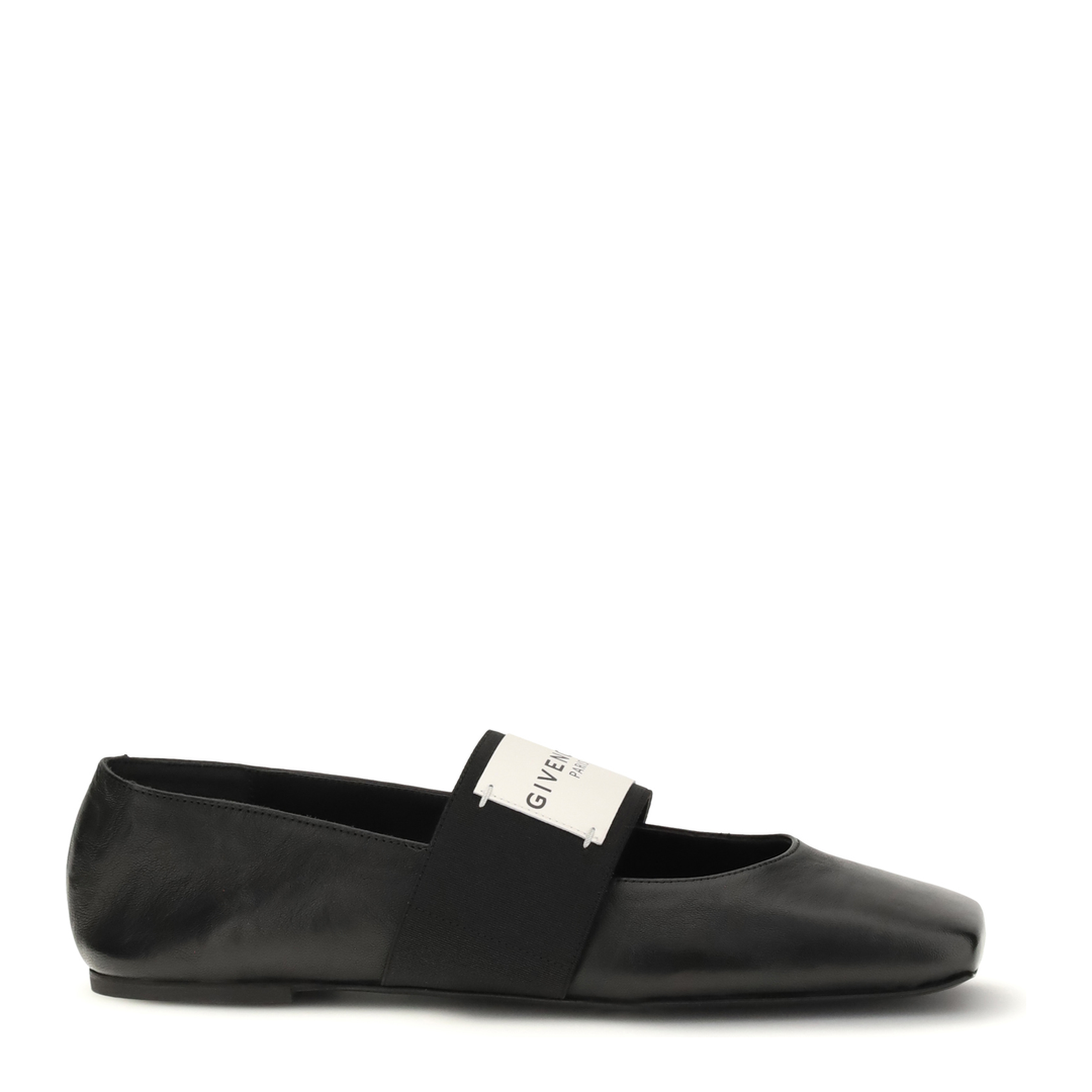 MAYFEYR - Givenchy - Leather Sliced Square Ballerinas - BE5010E2FX