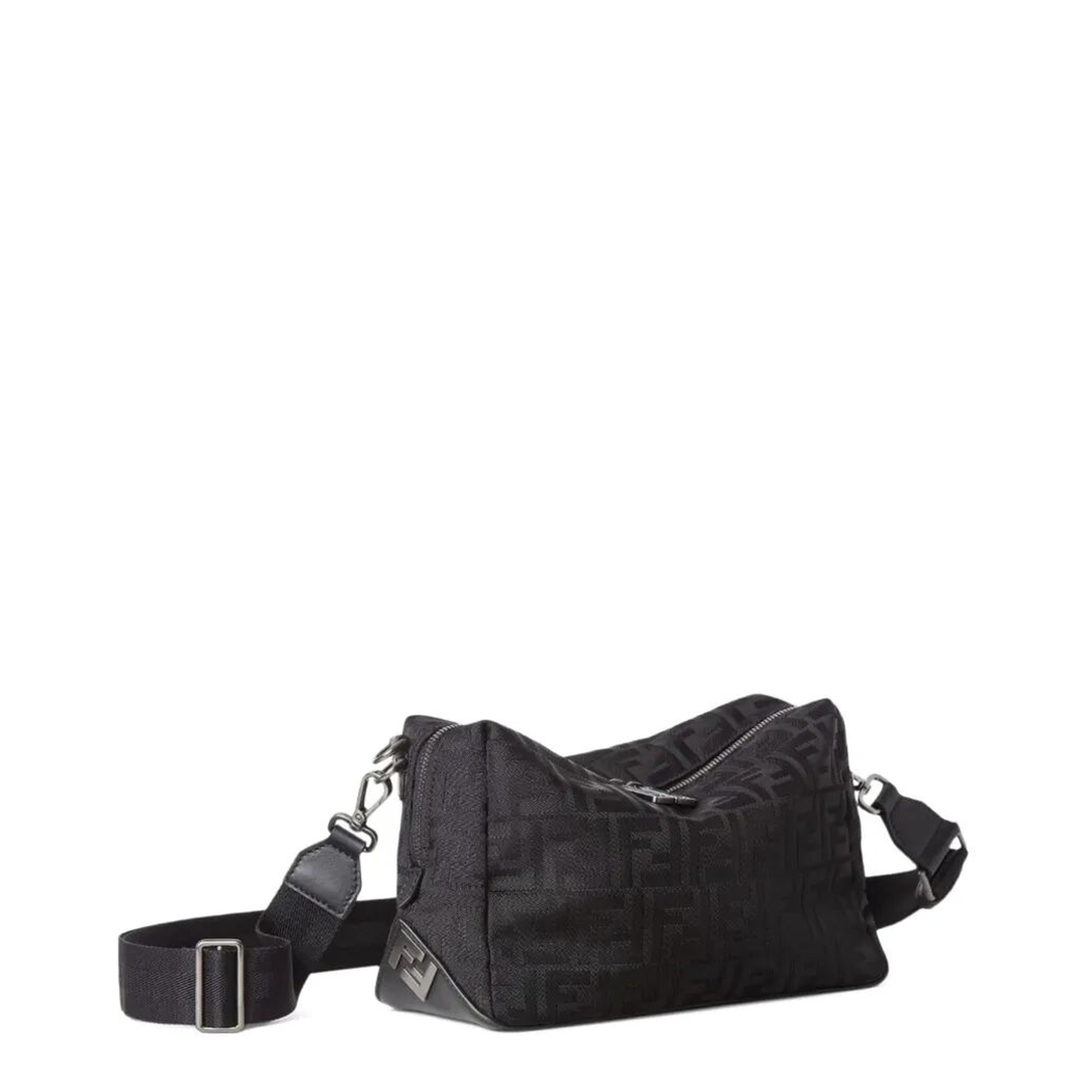 MAYFEYR - Fendi - Squared Ff Medium Leather And Nylon Bag - 7VA672AVC6