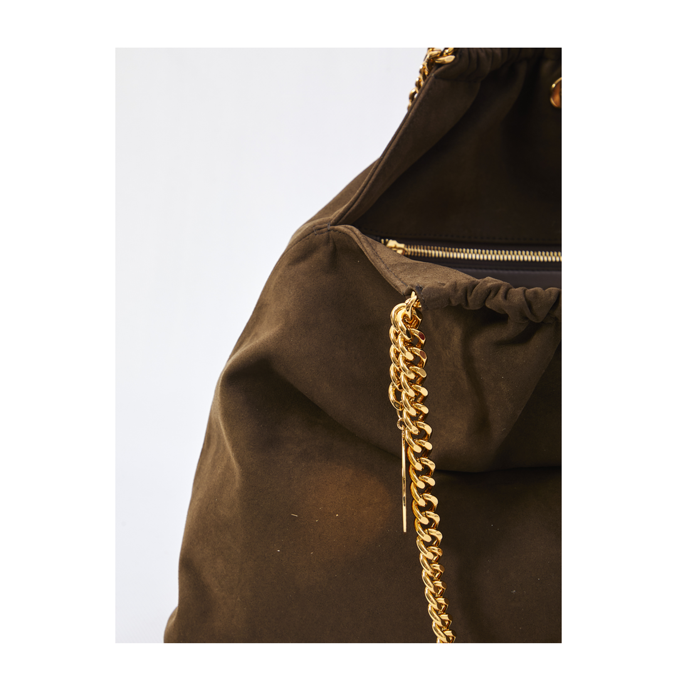 Medium Falabella Chain Drawstring Shoulder Bag