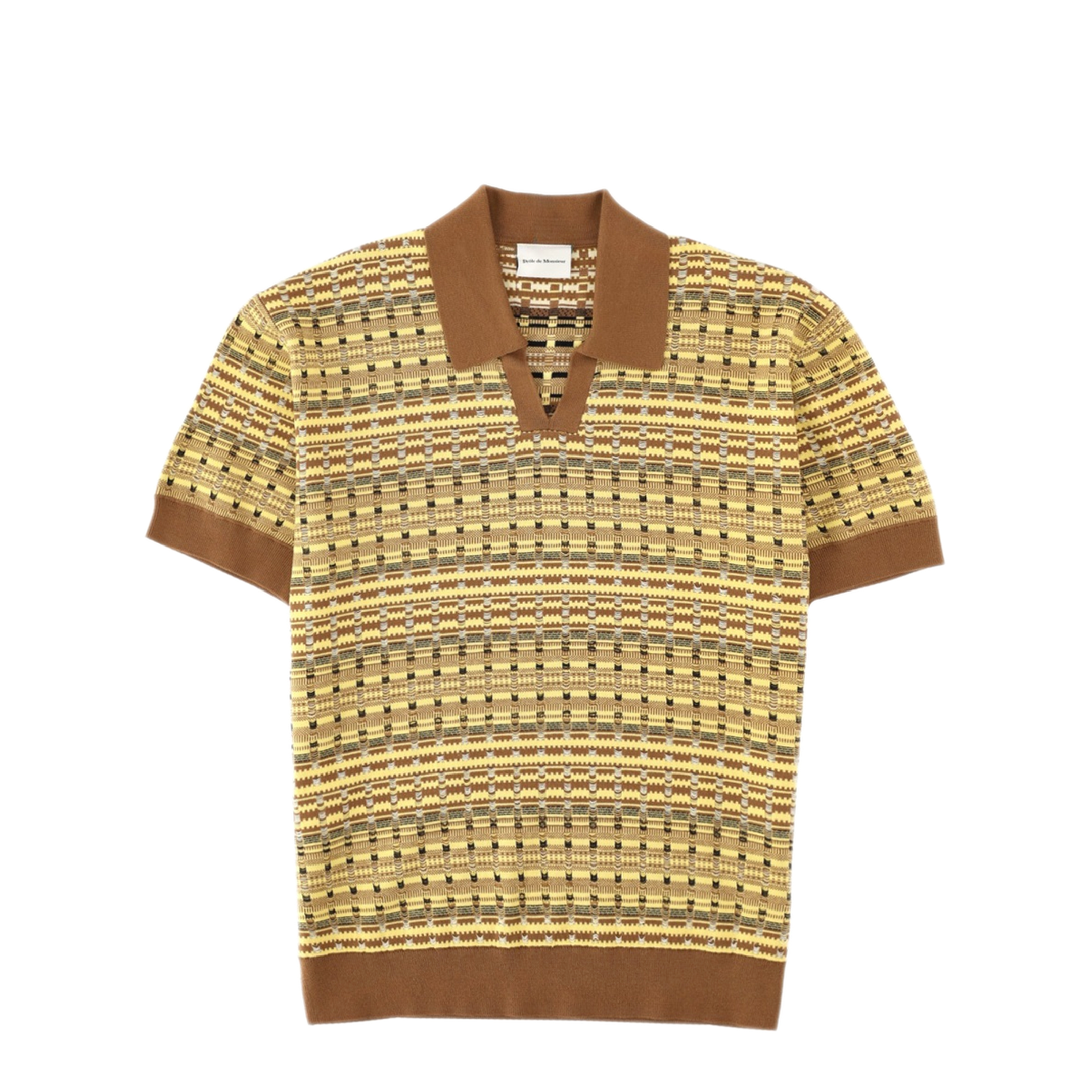 MAYFEYR - DRÔLE DE MONSIEUR - Maille Coogie Polo Shirt - PO207CO209YELLOW
