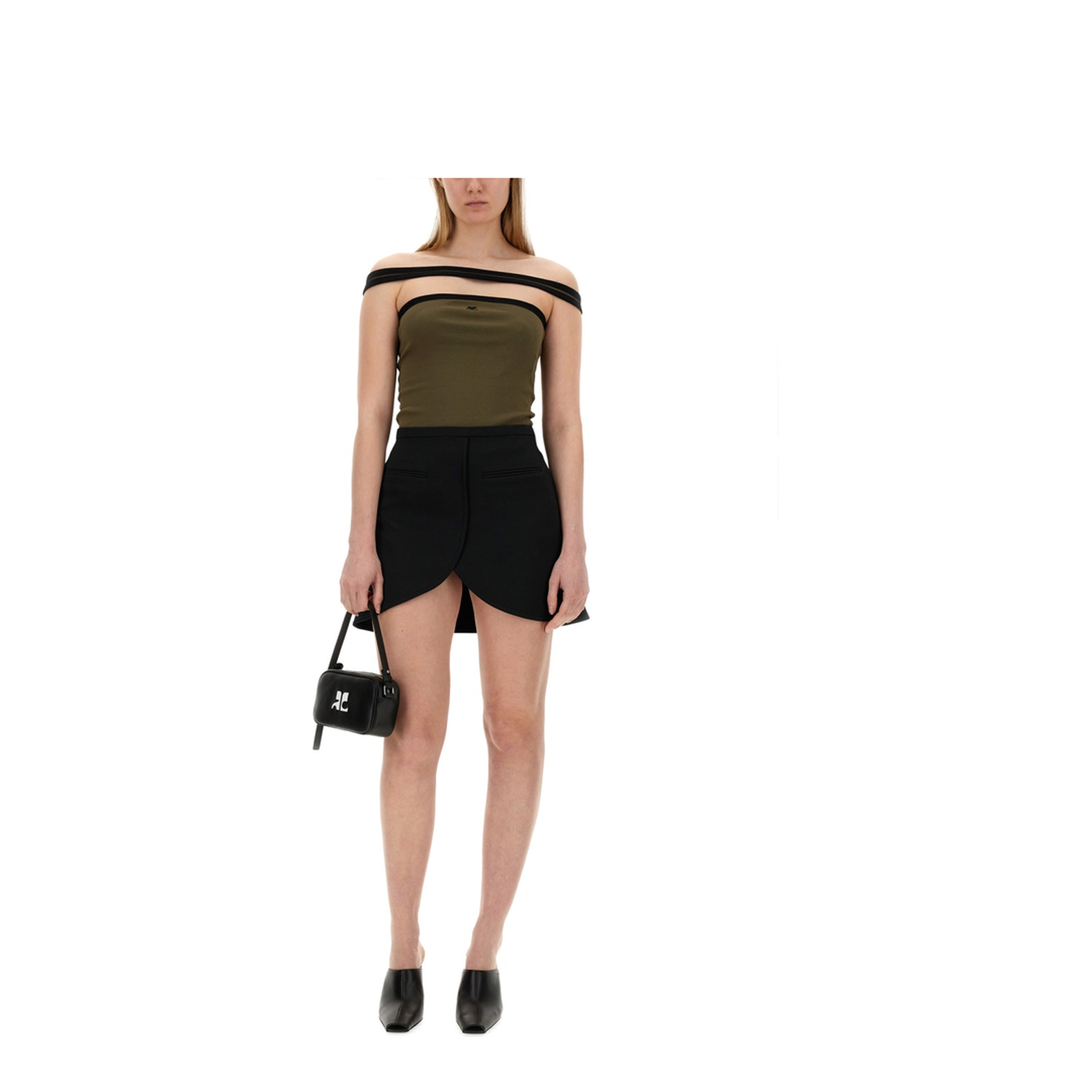 MAYFEYR - Courreges - Ellipse Mini Skirt - 224CJU171PL00079999