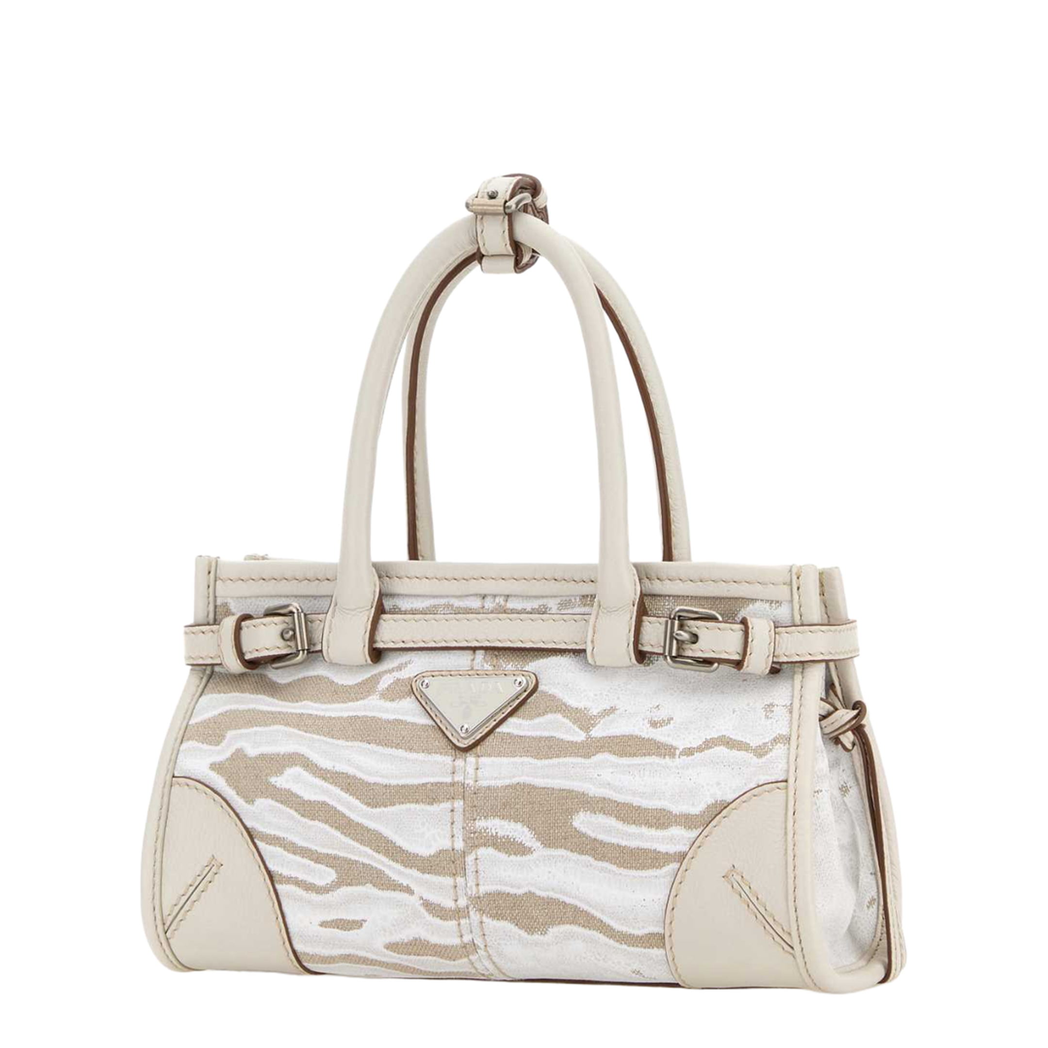 MAYFEYR - Prada - Printed Canvas Small Bonnie Handbag - 1BA486VOFO2FPTF0009