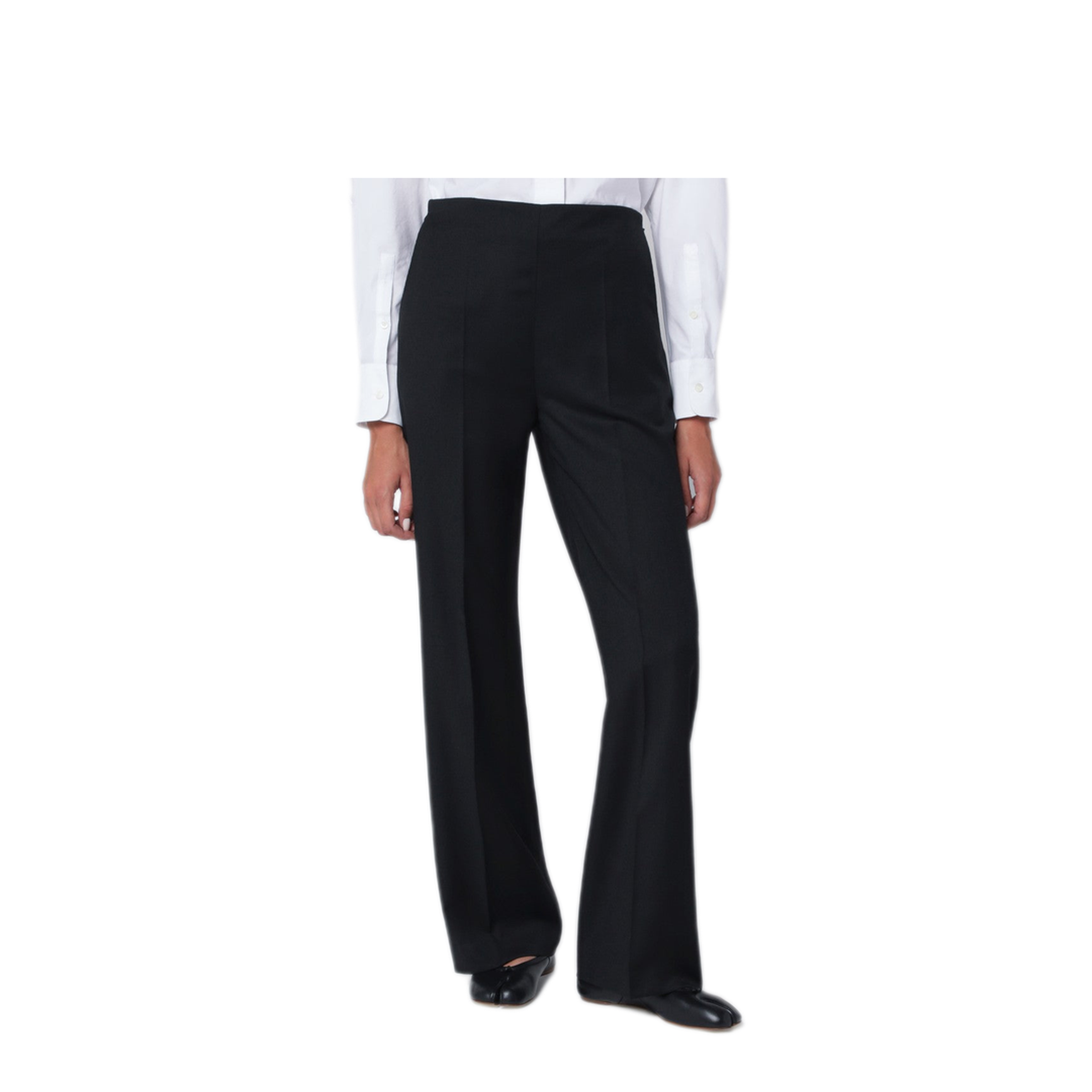 MAYFEYR - MKDT Studio - Black Priska Trousers In Wool - 25-4-035-3313WOBLK