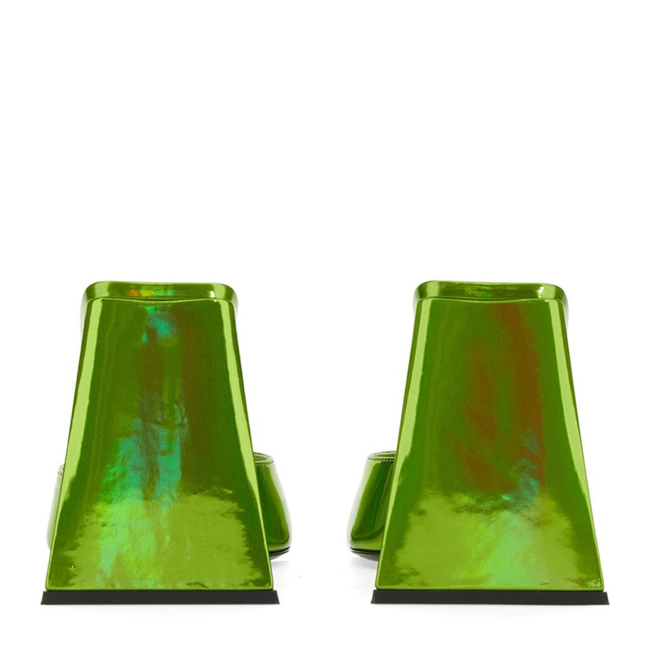 Devon Holographic Green Mule