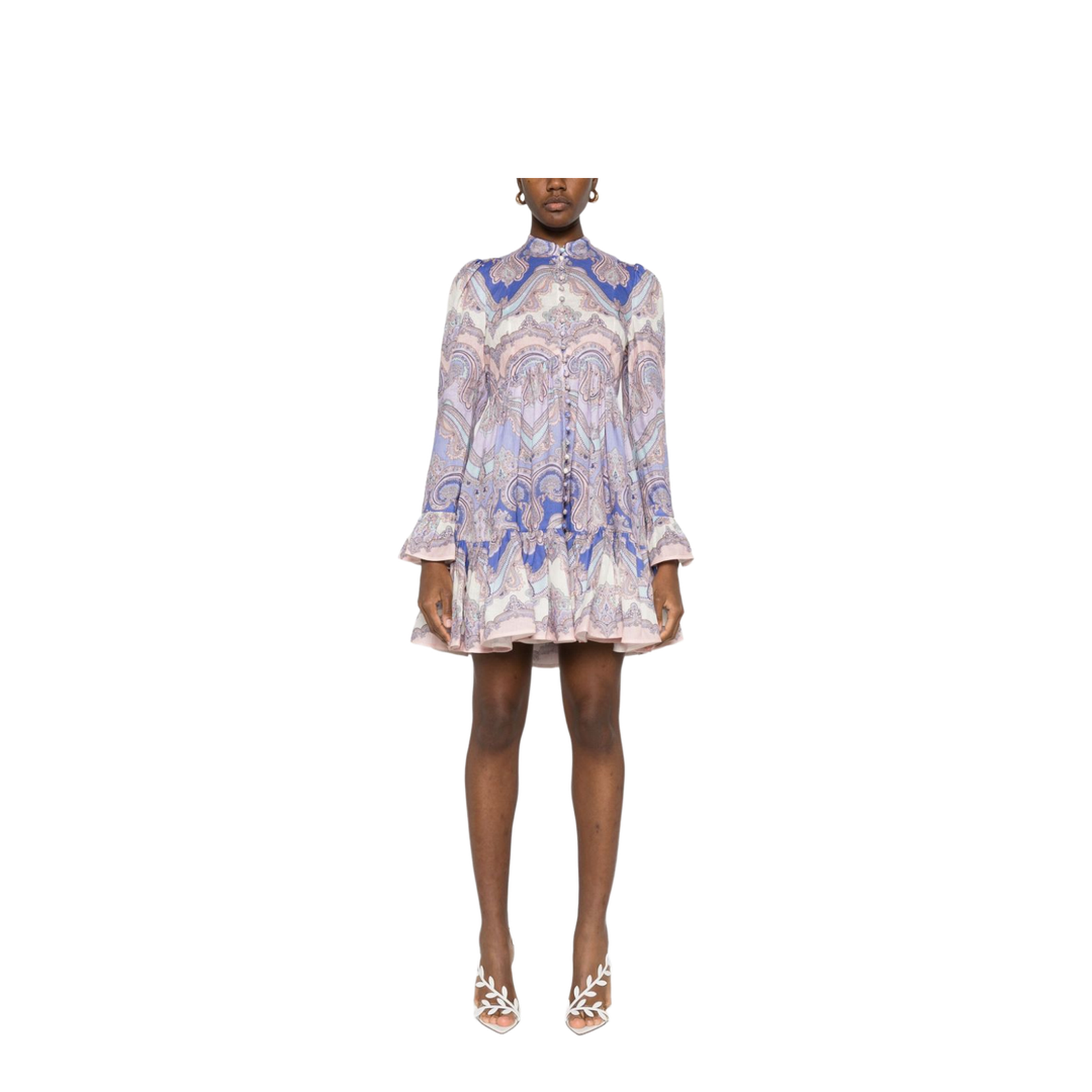 Maxine Printed Linen Mini Dress