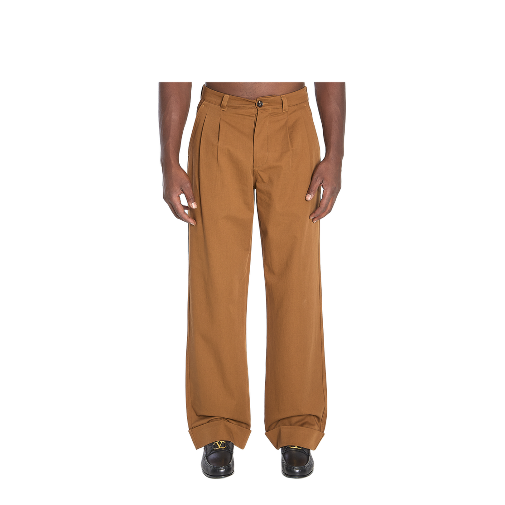 Cotton Gabardine Trousers