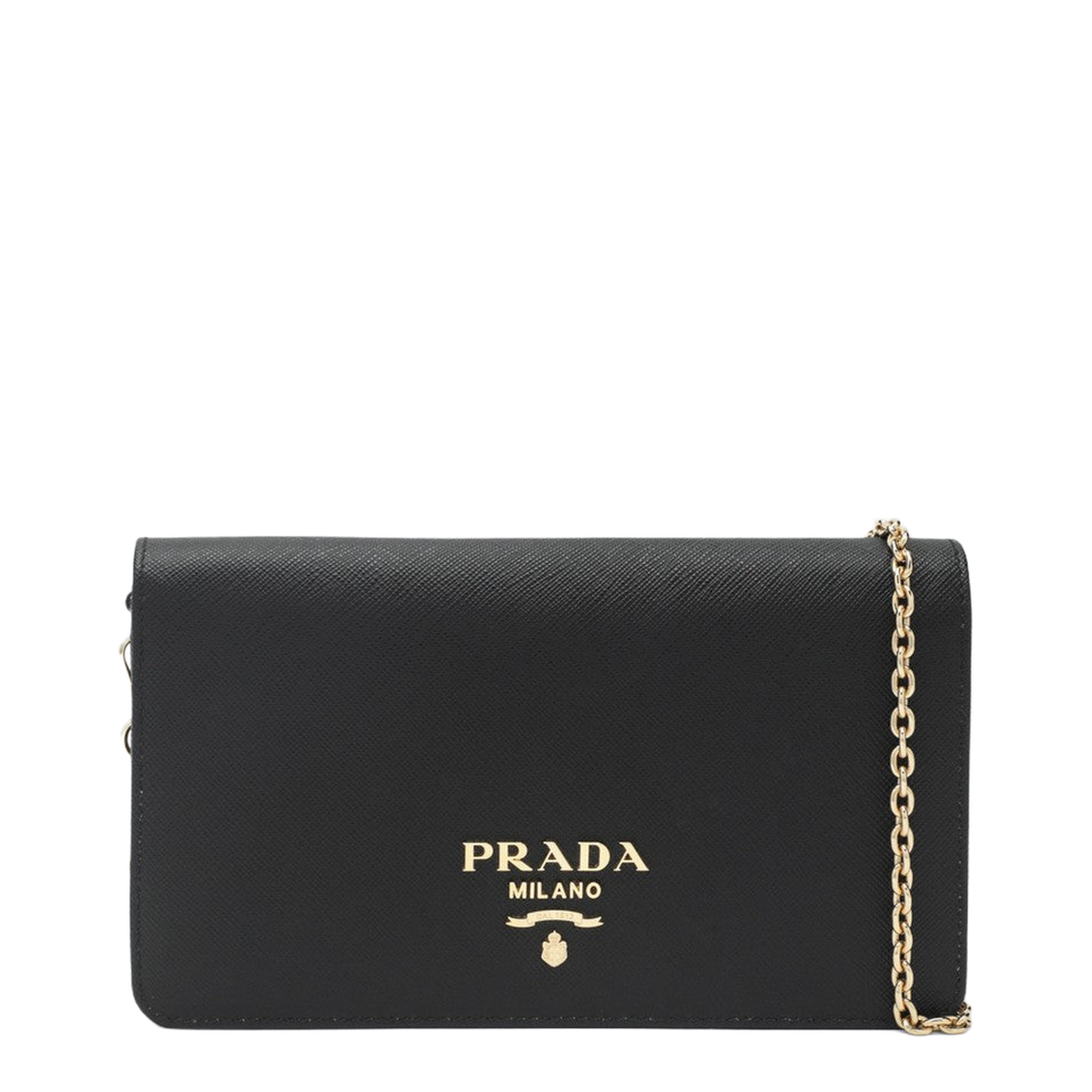 Mini Saffiano Mini Calfskin Crossbody - Black (Nero) / F0002
