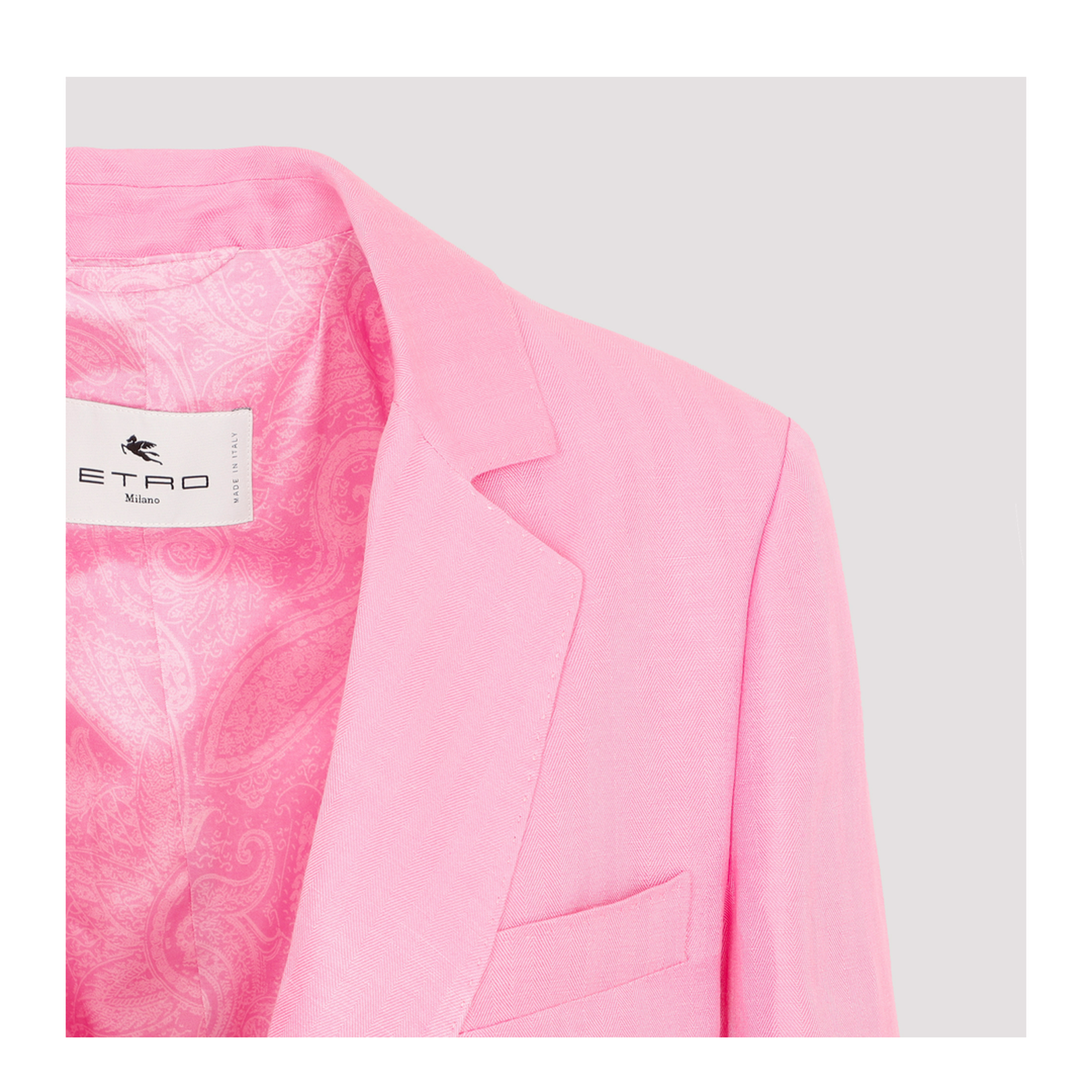 Fuji Single-breasted Blazer In Multicolor