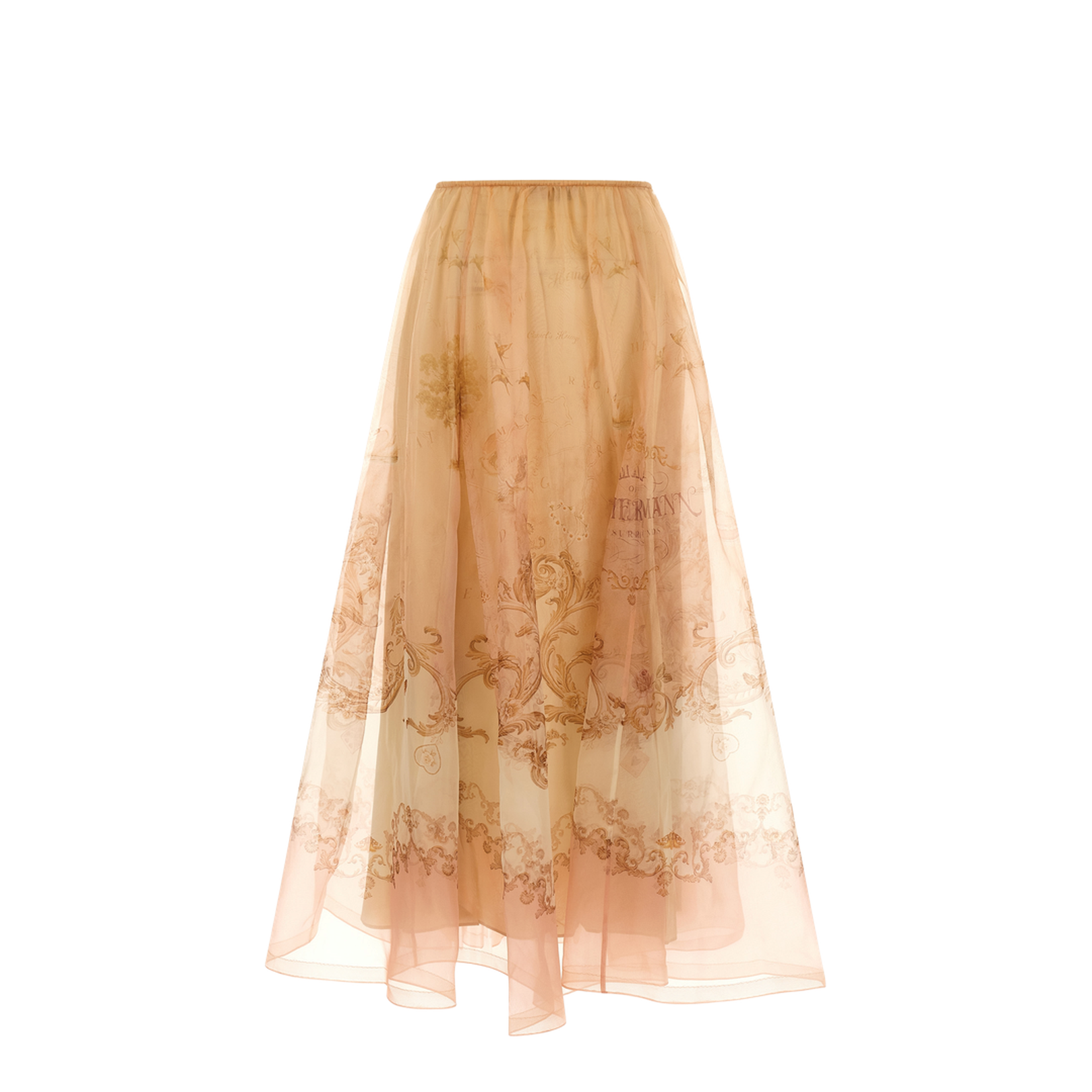 Hypnotic Organza Maxi Skirt