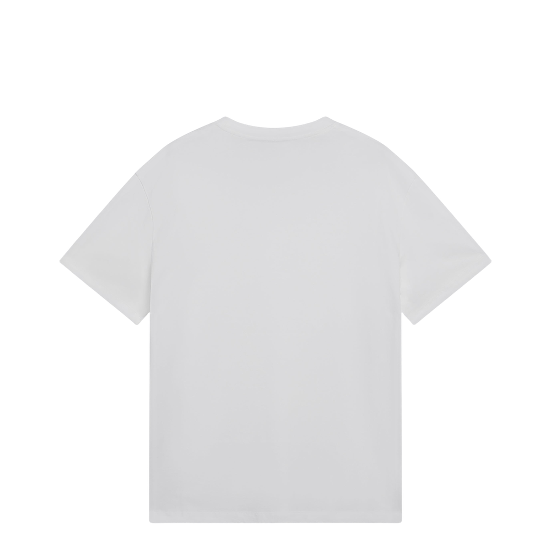 White Cotton T-Shirt With Vgold