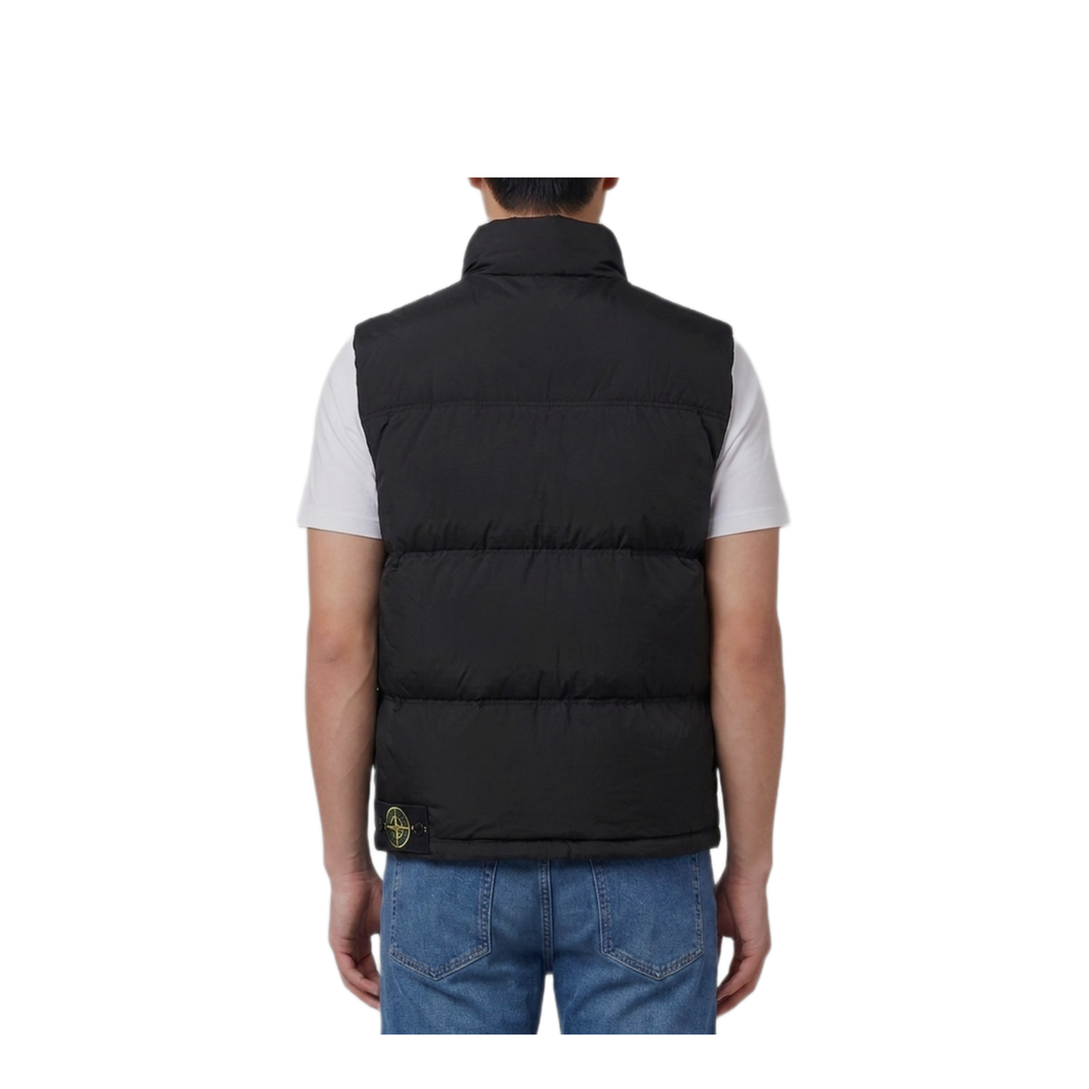 MAYFEYR - Stone Island - Black Quilted Nylon Vest - L2S15G100004S0483V0029