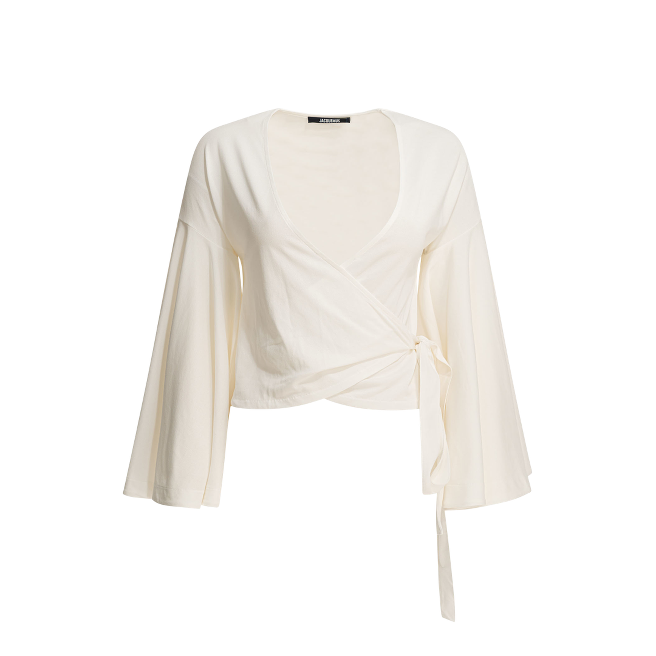 MAYFEYR - Jacquemus - Casual Wrap-Around Top - TOW00905AJ00254WHITE