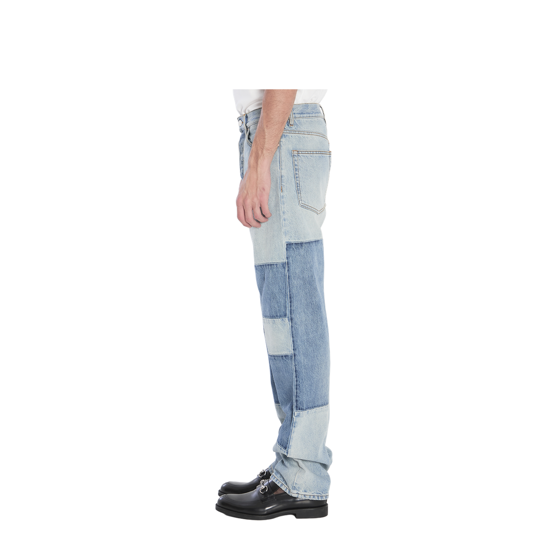Patchwork Denim Jeans