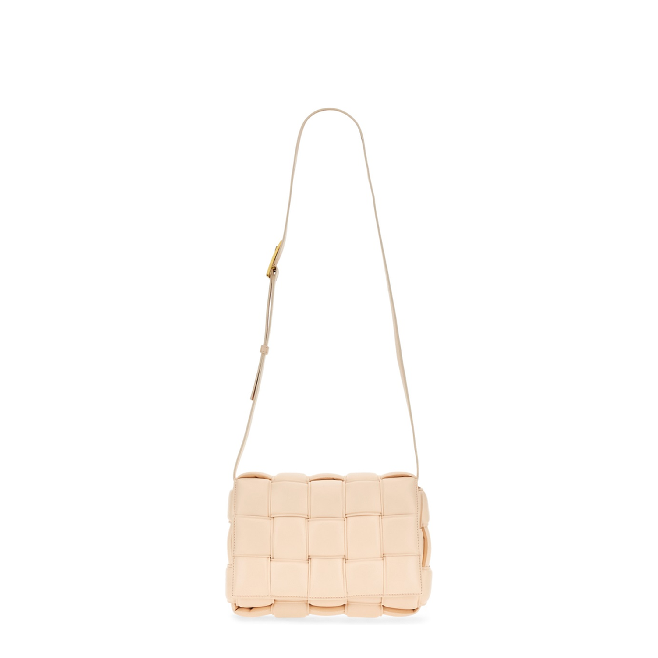 Padded Cassette Crossbody Bag In Blush Melon