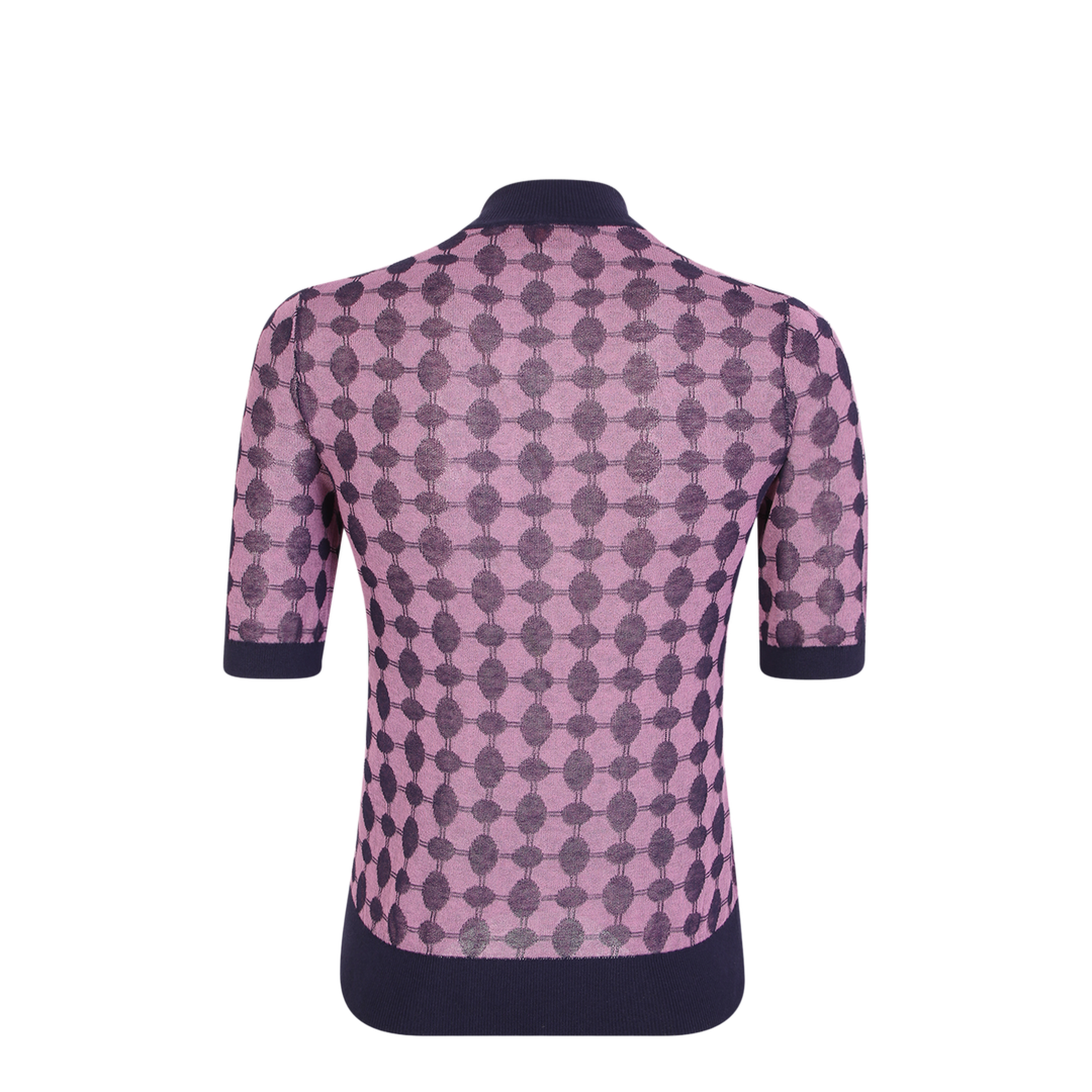 Patterned Turtleneck