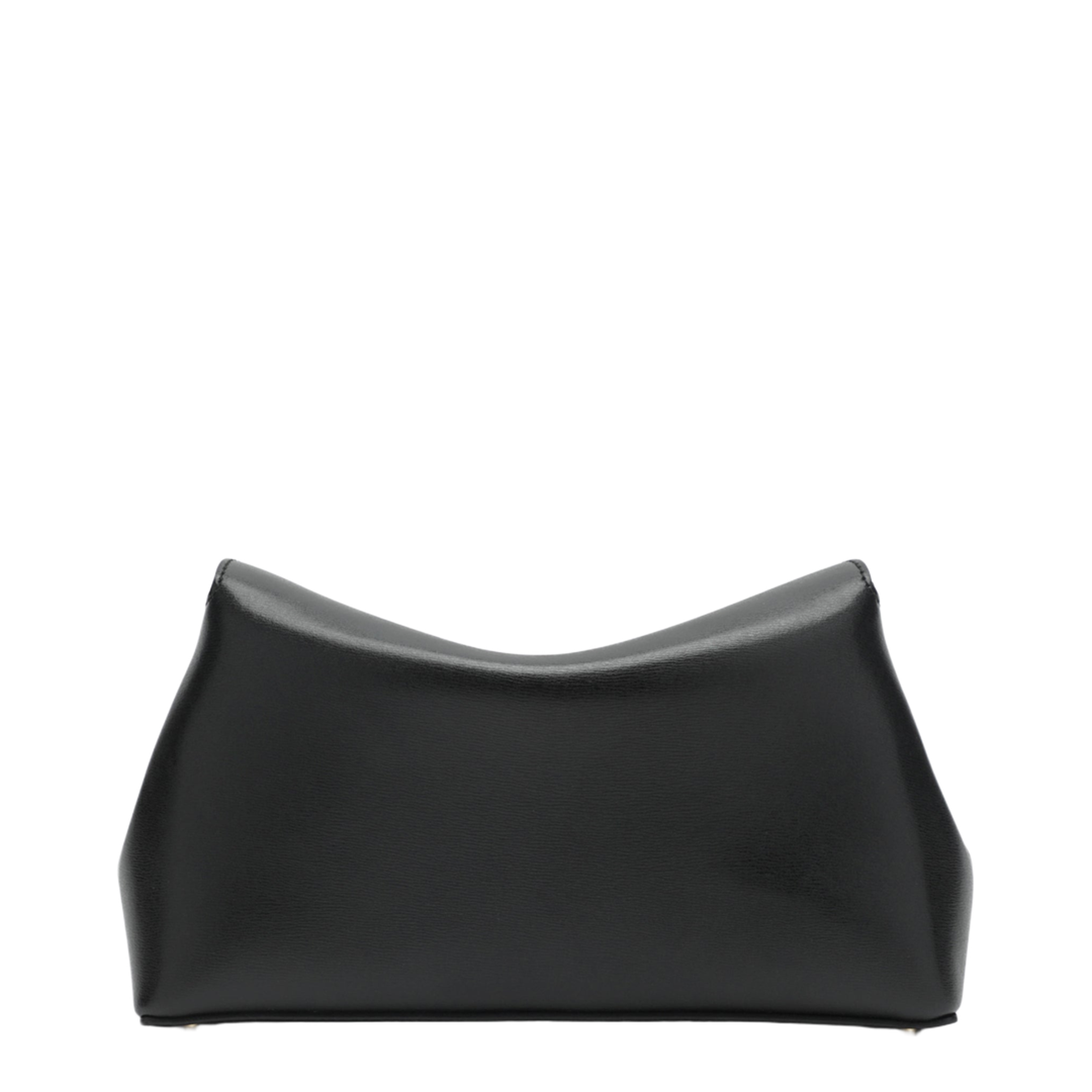 MAYFEYR - Toteme - Black Leather T-Lock Clutch Bag - 234-WLGBG419LE0025001