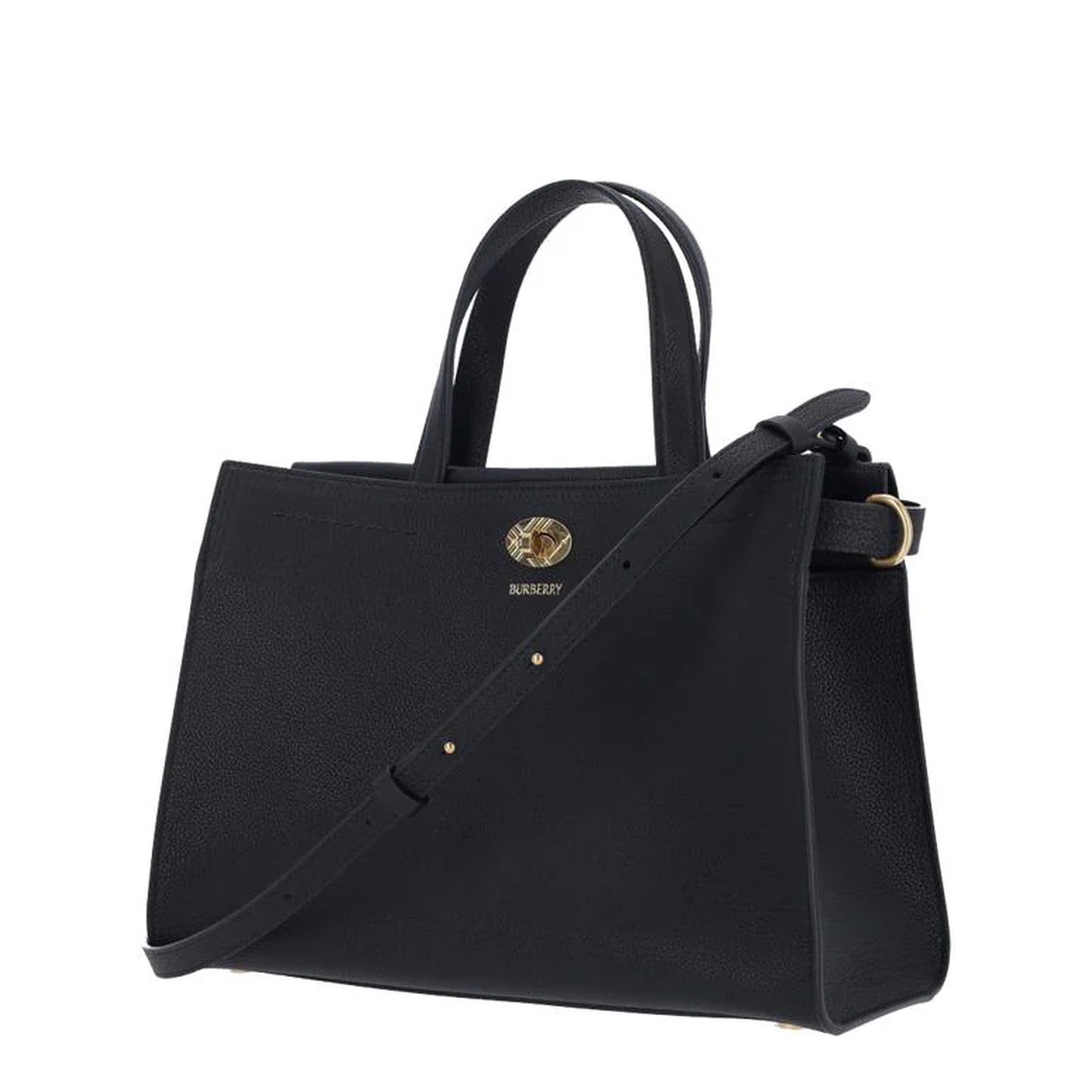 Black Leather Small Cotswolds Handbag