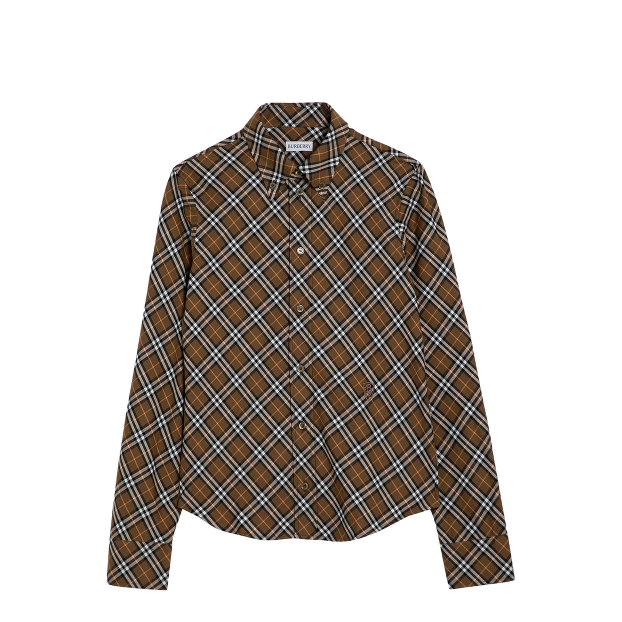 MAYFEYR - Burberry - Oxid-Coloured Check Cotton Shirt - 8098251160893C1477