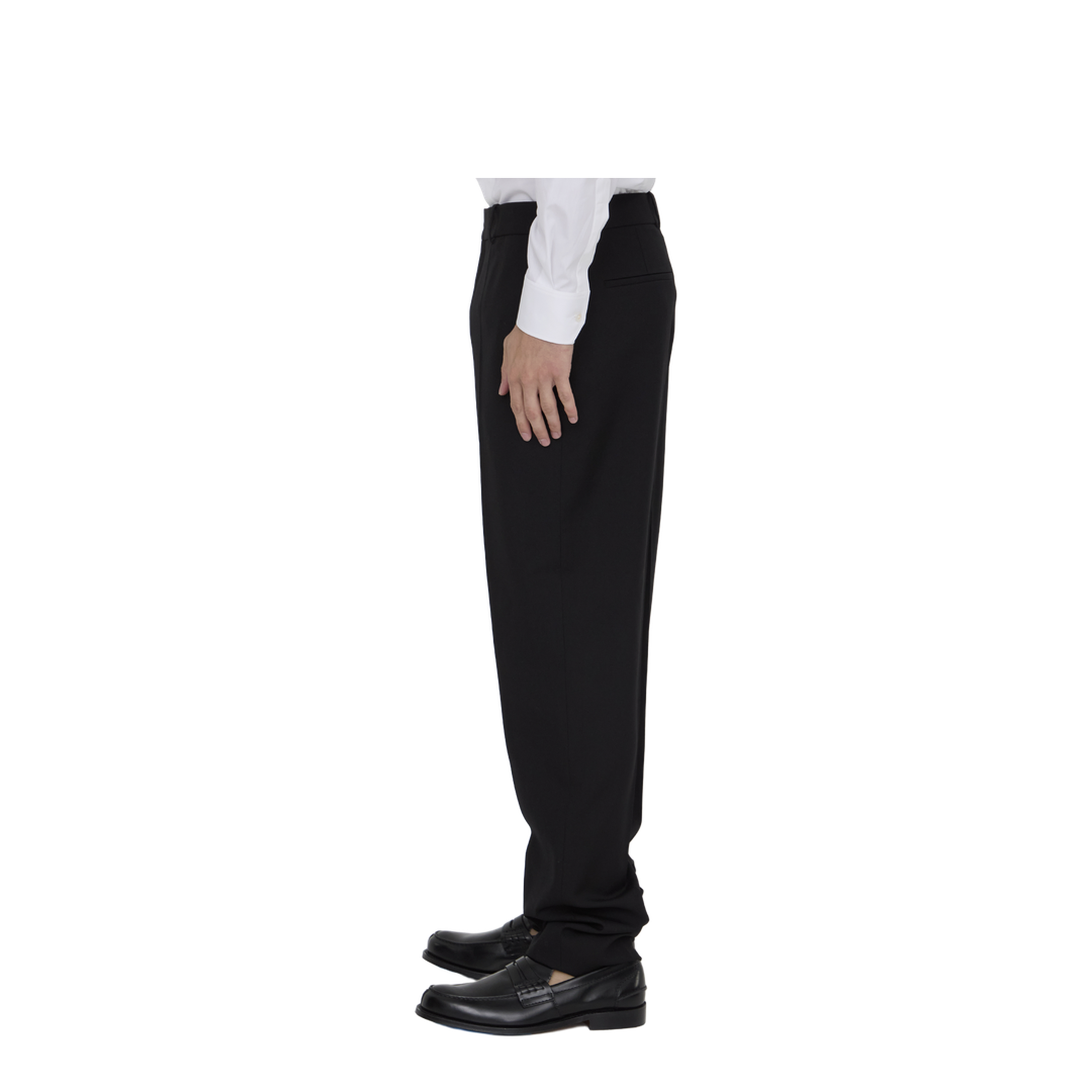 Wool Gabardine Trousers