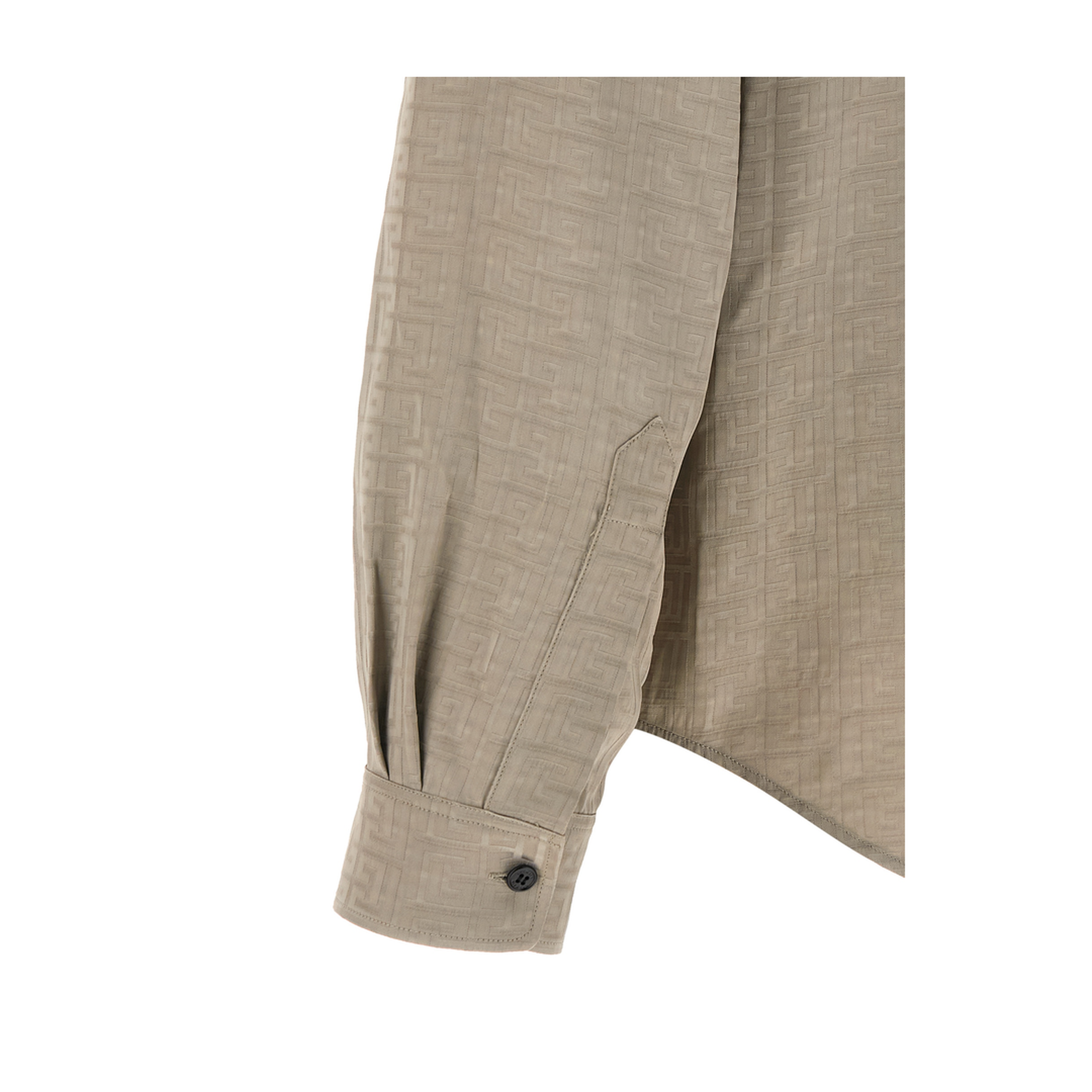 Jacquard Monogram Shirt Natural