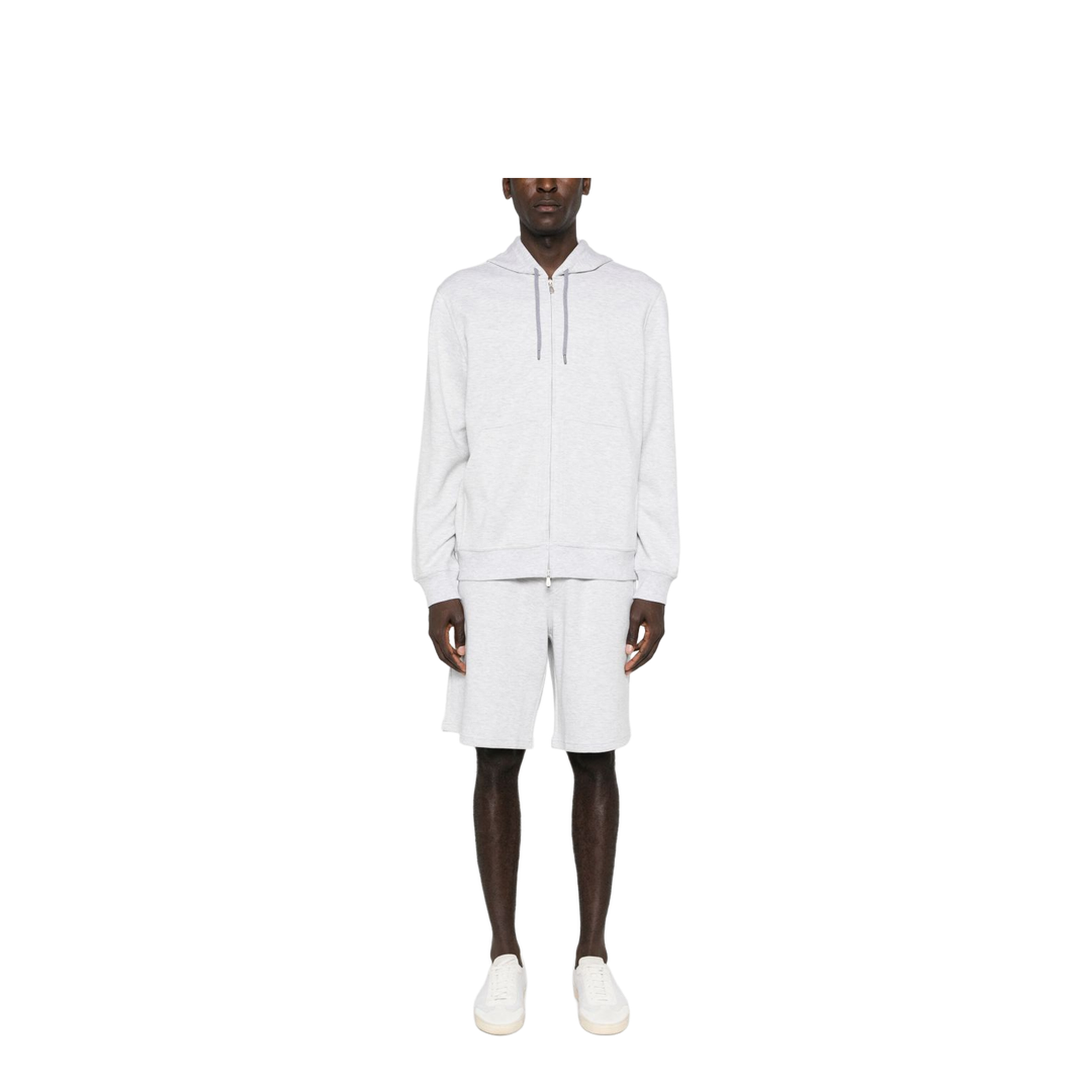Double Cloth Sweatshirt in Pearl Grey