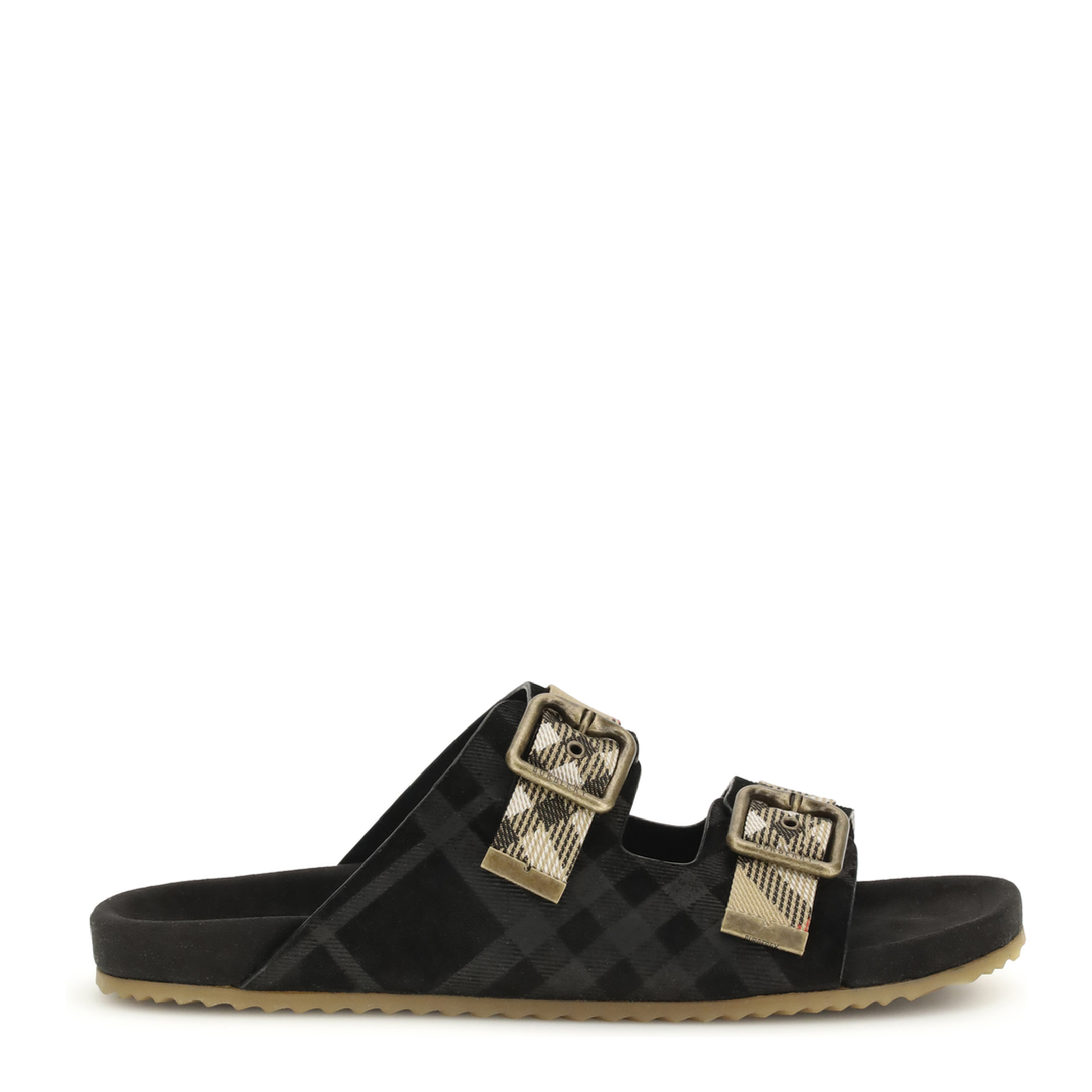 MAYFEYR - Burberry - Check Suede Urchin Sandals - 8118890