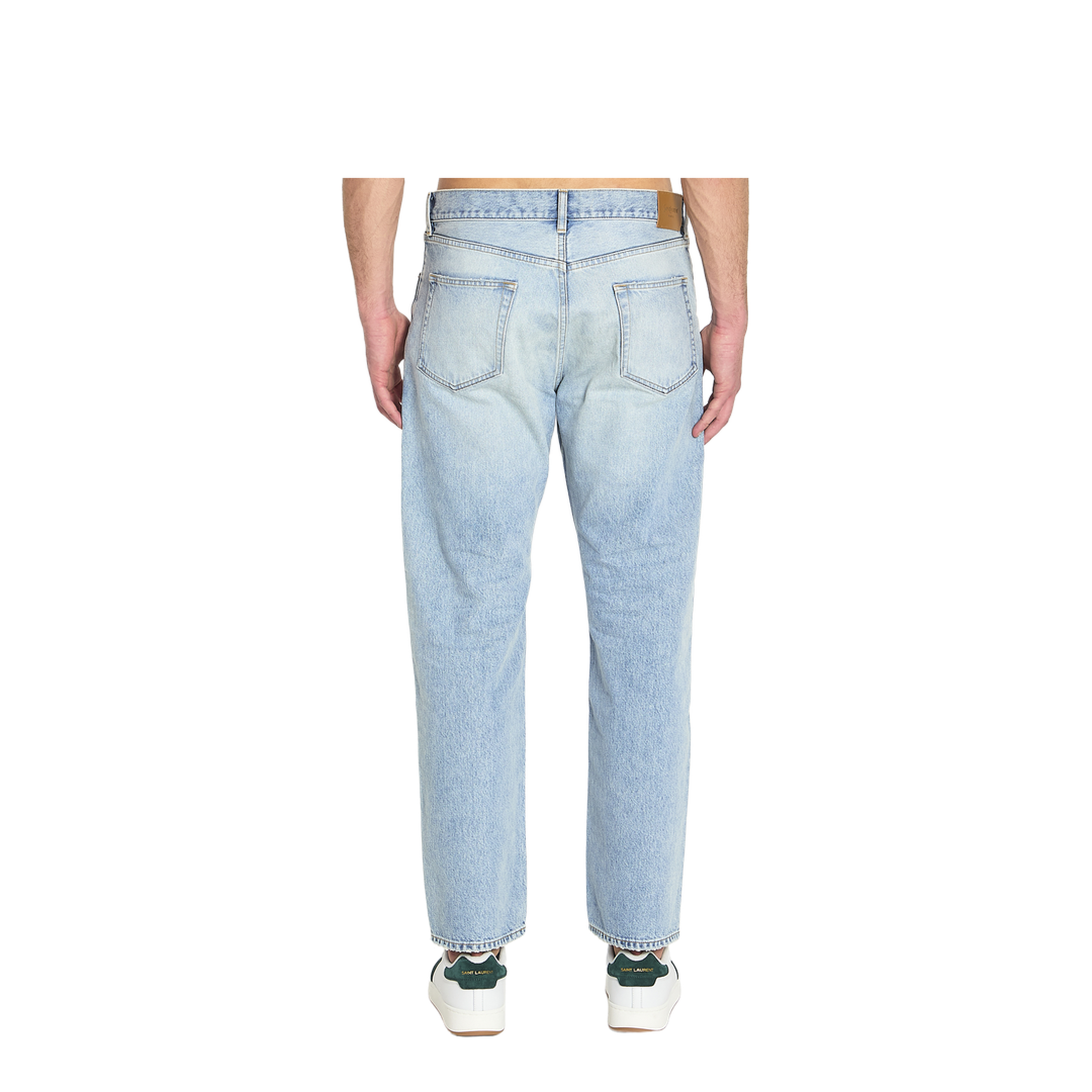 Loose Straight Denim Pants