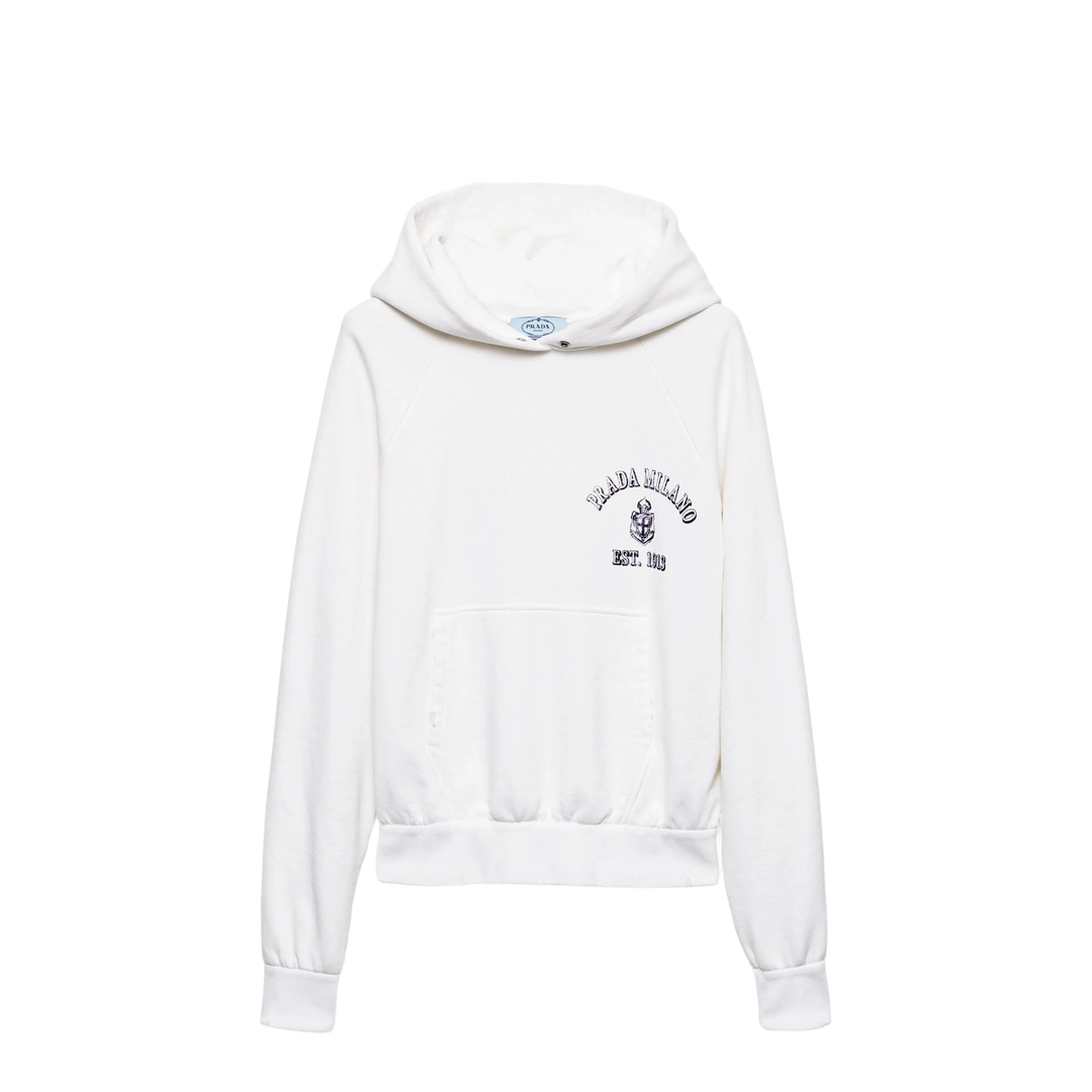 MAYFEYR - Prada - Old Logo-Print Hoodie - 134713SOOO16V4F0009