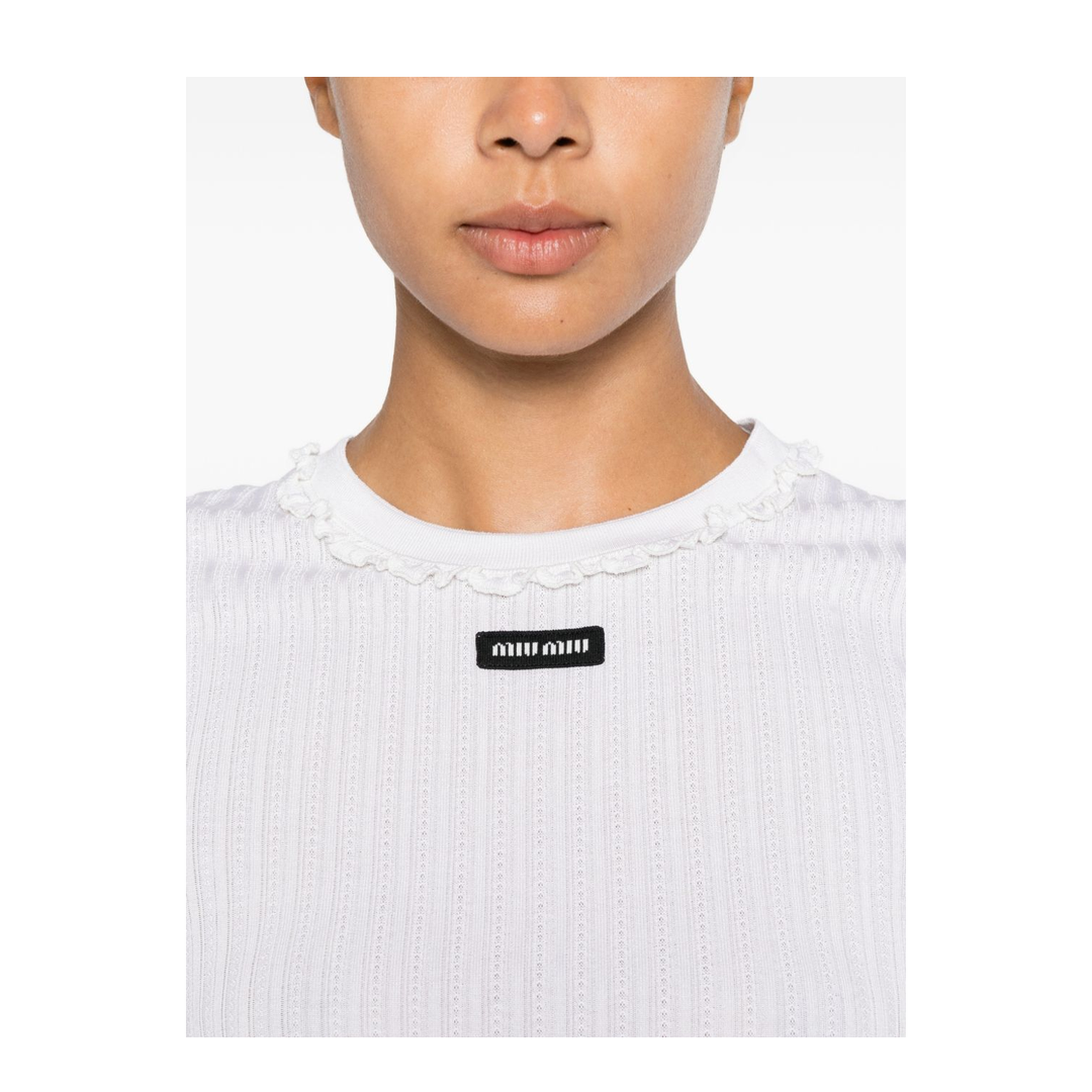 MAYFEYR - Miu Miu - Sweaters White - MML06T191XF0009
