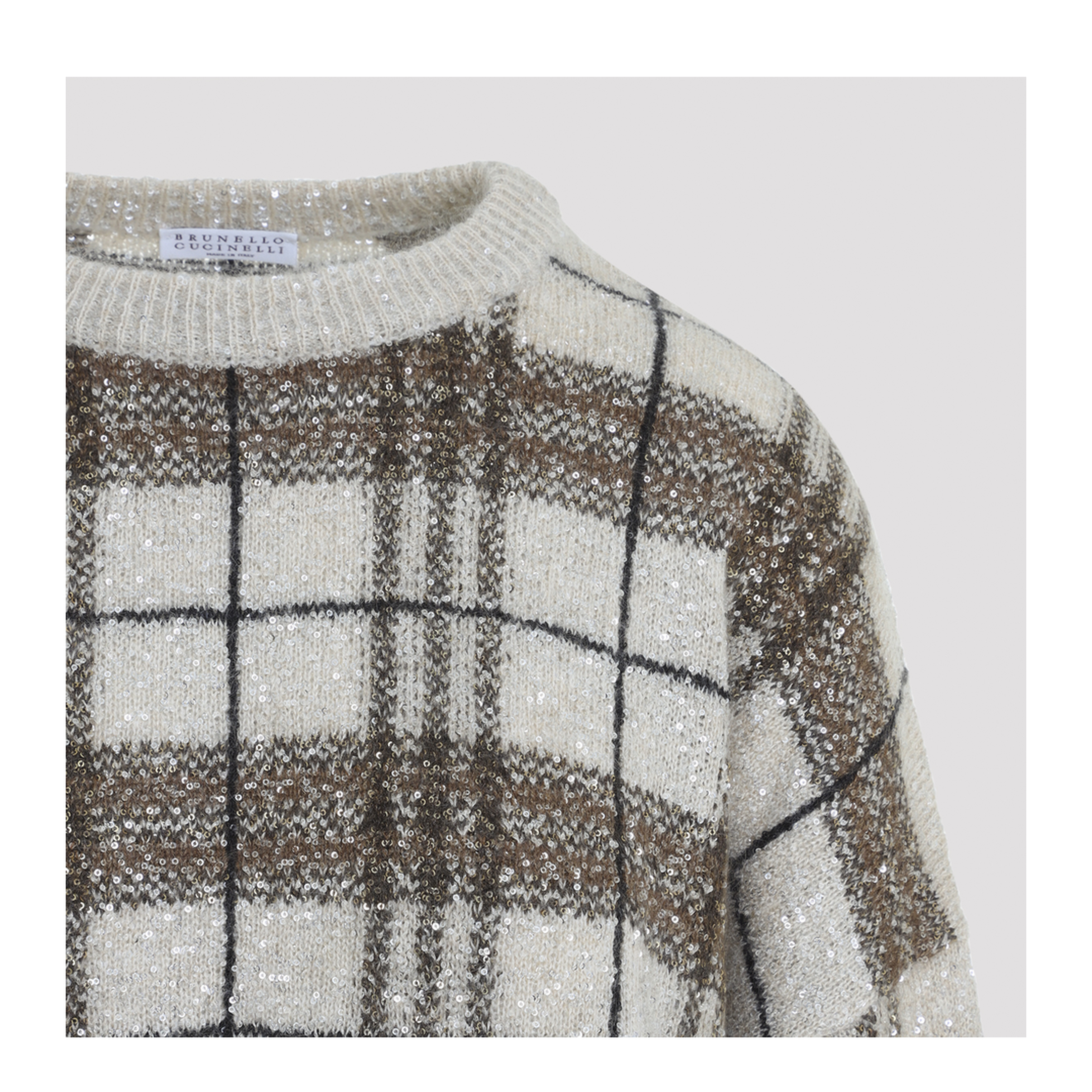 MAYFEYR - Brunello Cucinelli - Check Sweater - MPN570310
