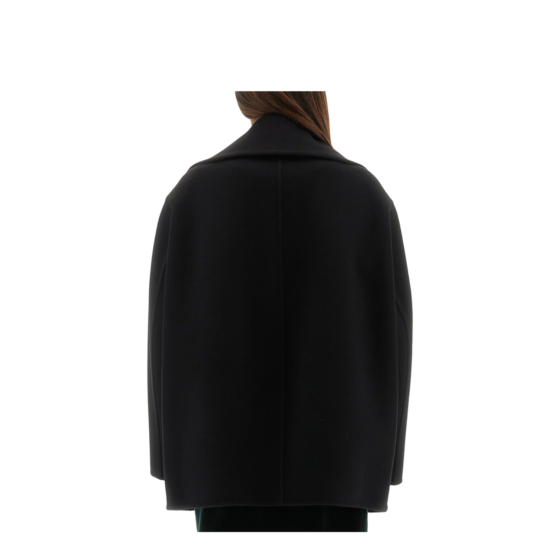 Double-Breasted Wool Caban