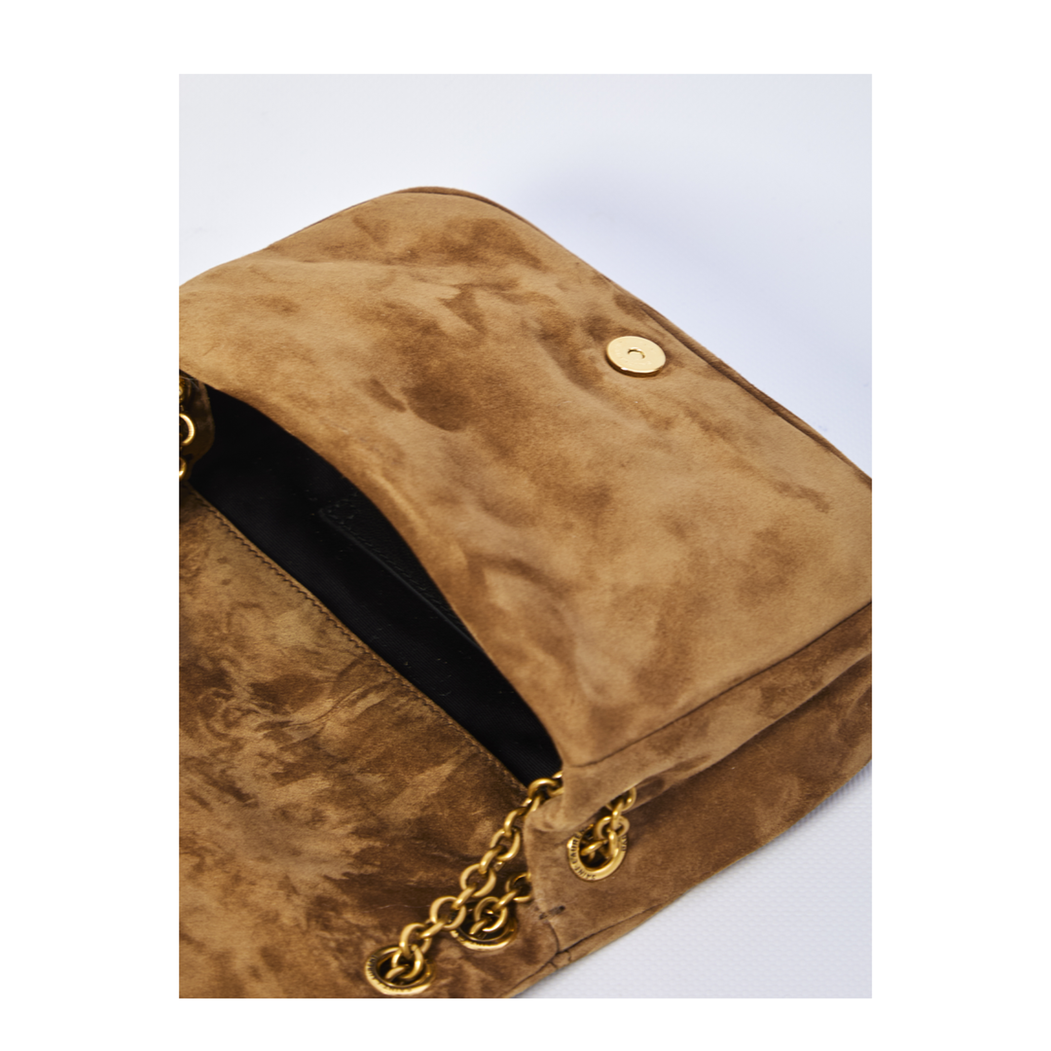 Jamie 4.3 Mini Suede Crossbody - Light Brown
