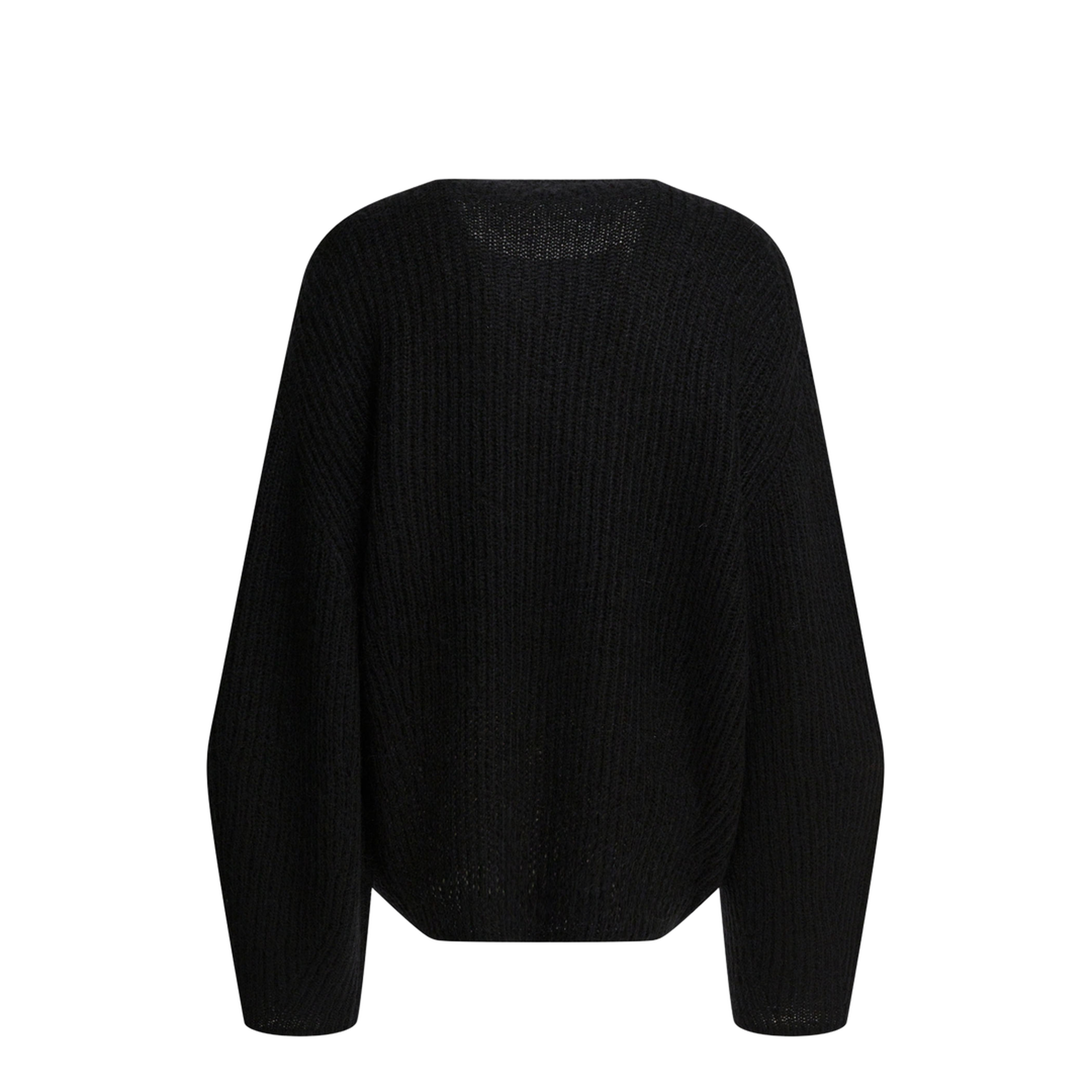 MAYFEYR - Toteme - Mohair Blend Sweater - 261-WRT0652-YA0161-001BLACK