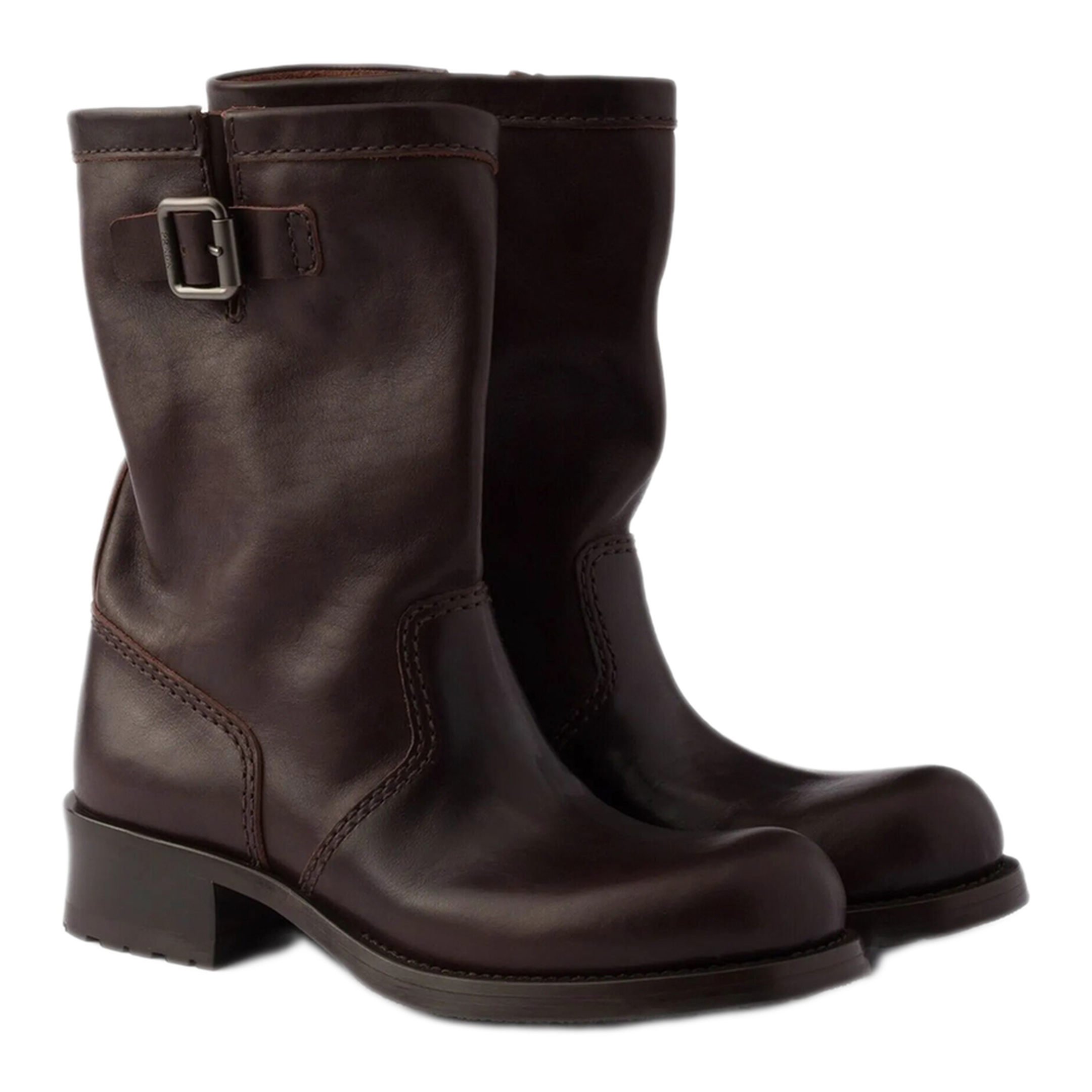 MAYFEYR - Prada - Leather Ankle Boots - 1U275OF040V69
