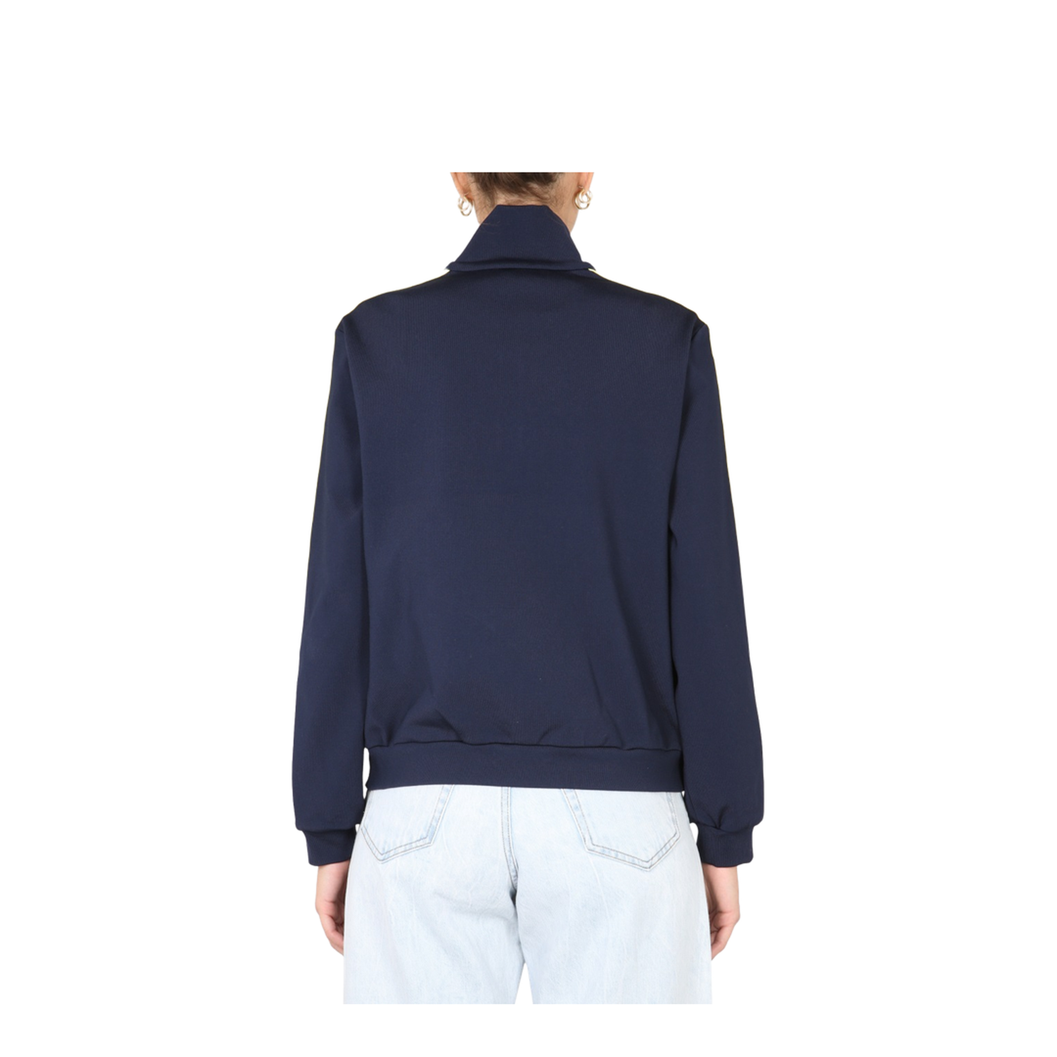 Sweatshirt With Front Zipper