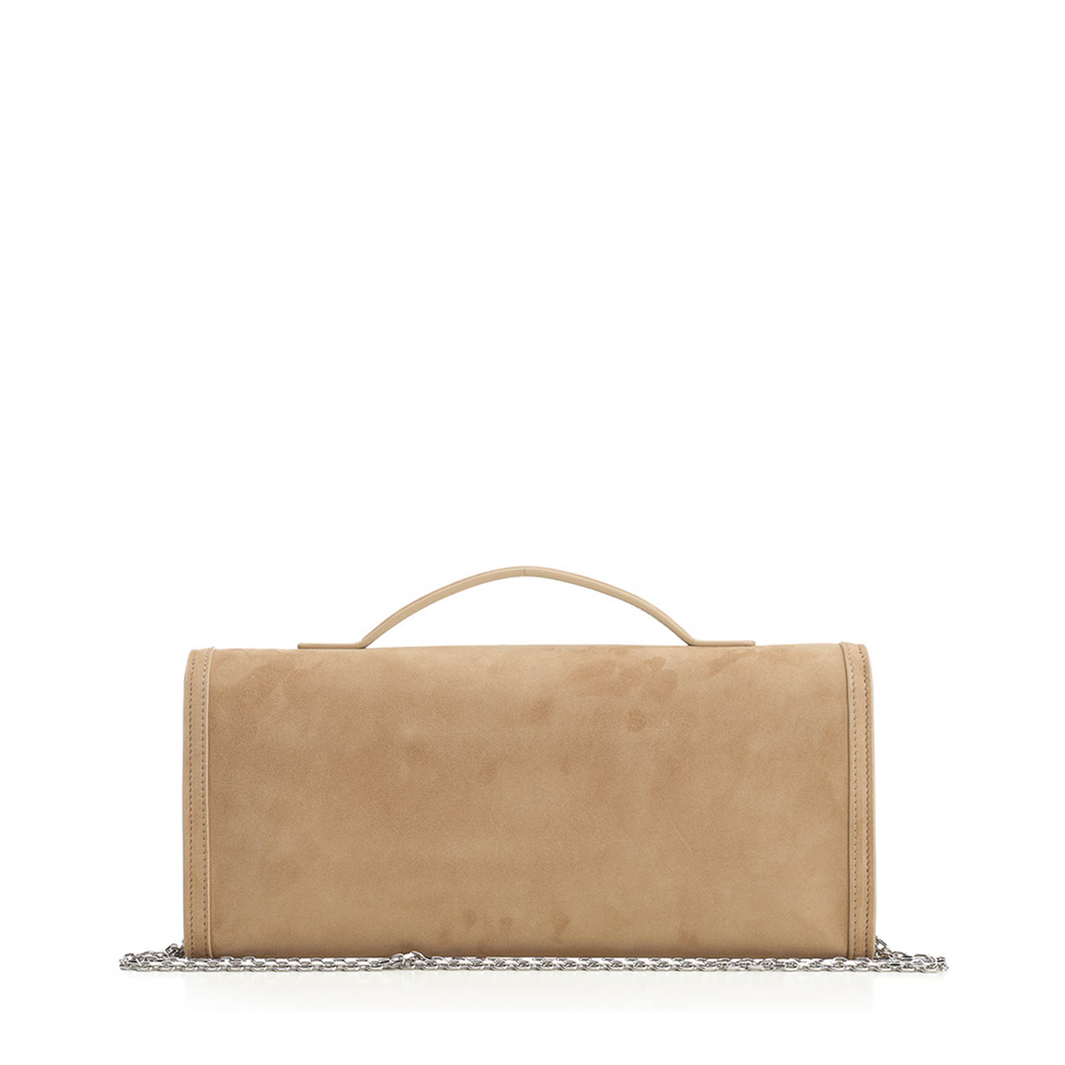 Suede Leather Clutch Bag