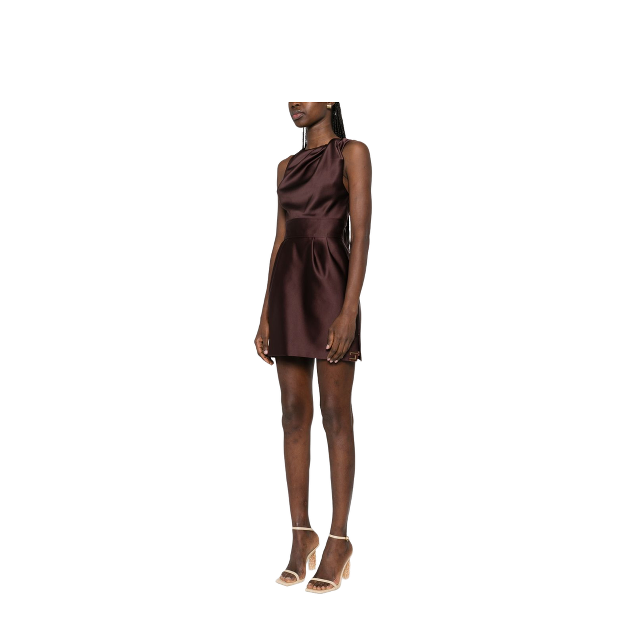 MAYFEYR - Elisabetta Franchi - Dresses Brown - AB87561E2644