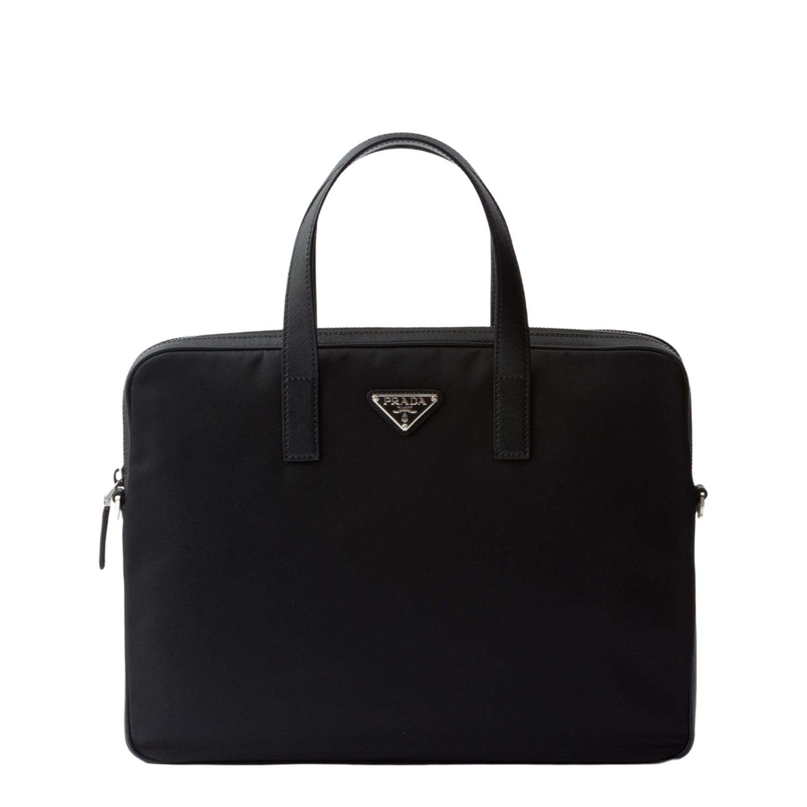 Black Recycled Nylon Briefcase