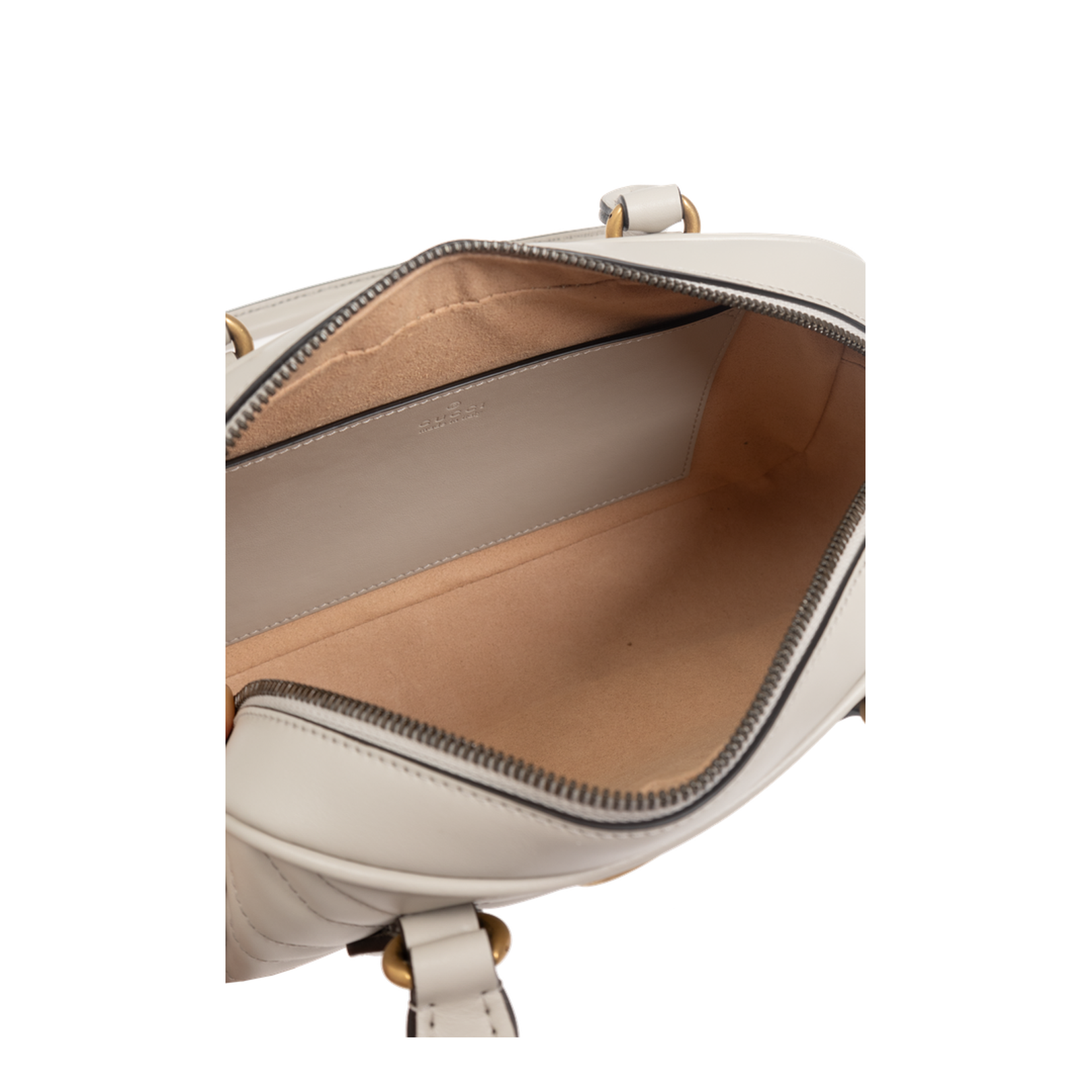 GG Marmont Leather Camera Bag - Beige