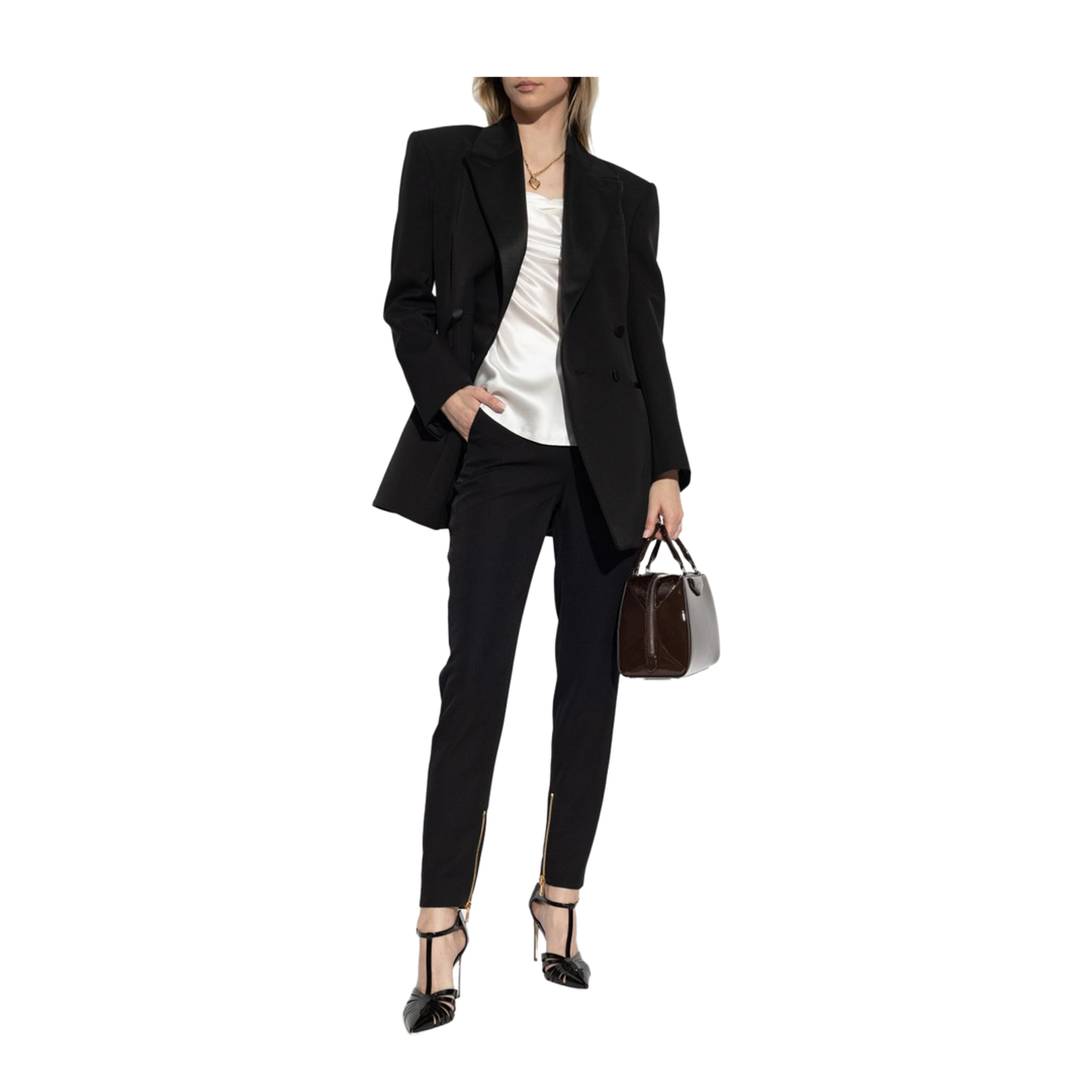 Black Wool Smoking Jacket