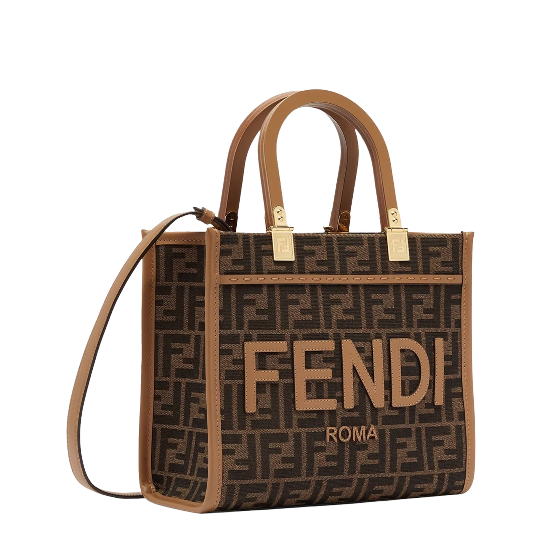 Sunshine Small in Brown Ff Jacquard