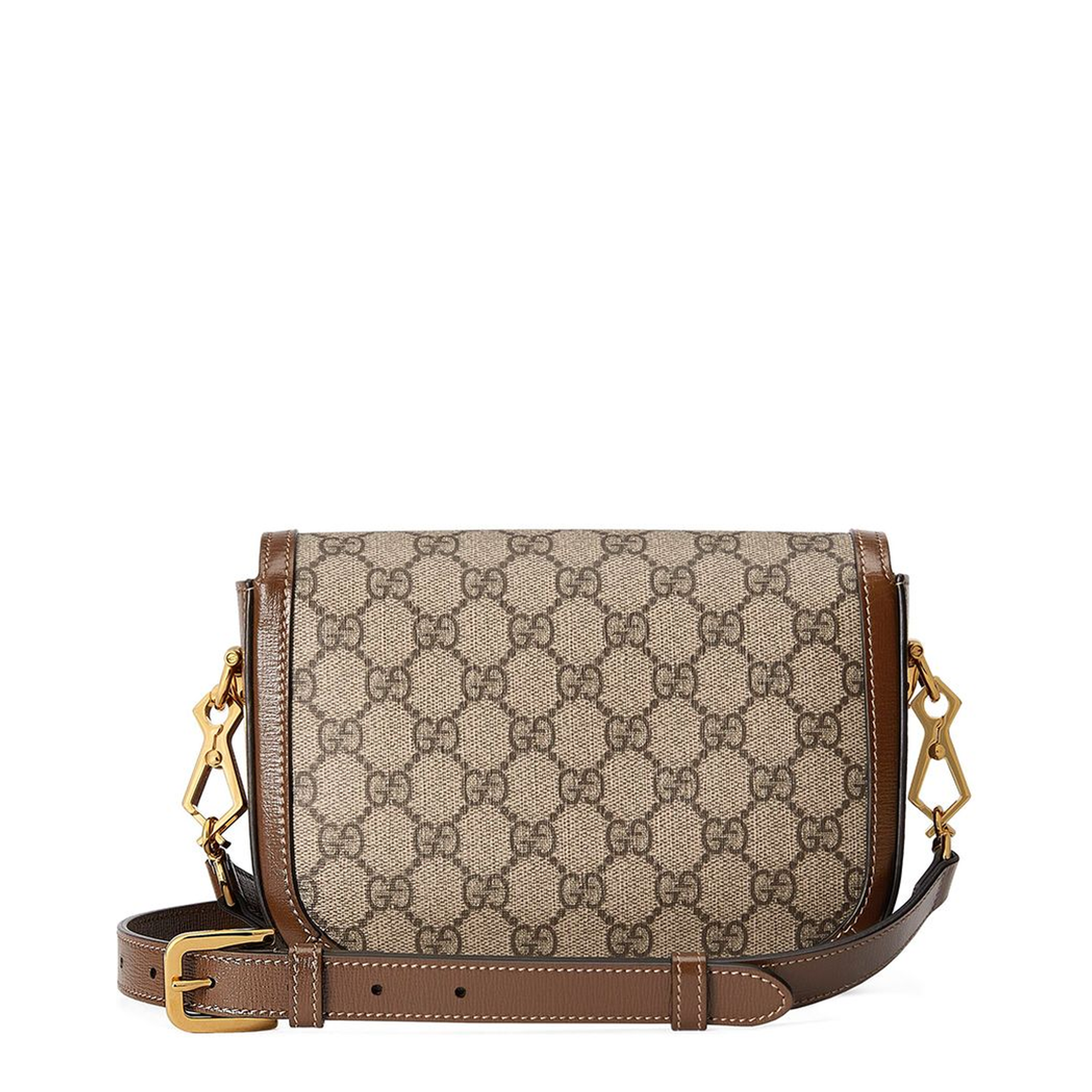 Horsebit 1955 Small Leather Shoulder Bag - Brown